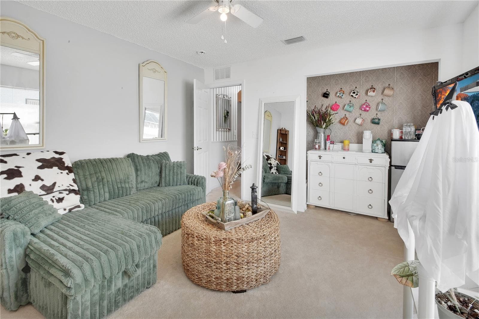 Bedroom 3 is being used as a comfy family room - 9 PERTHSHIRE LN, PALM COAST