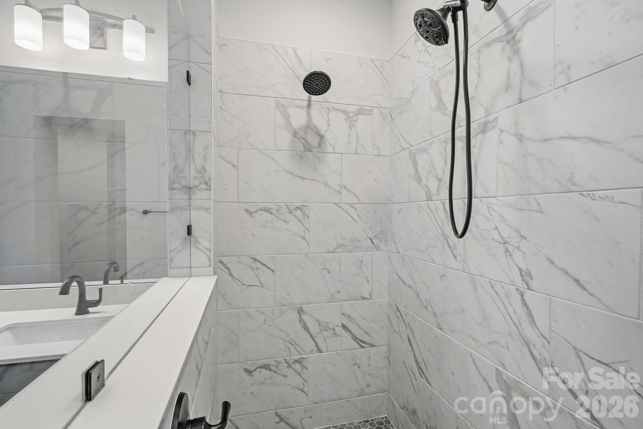 Primary Bath Shower - 9051 Charles Francis Lane, Cornelius