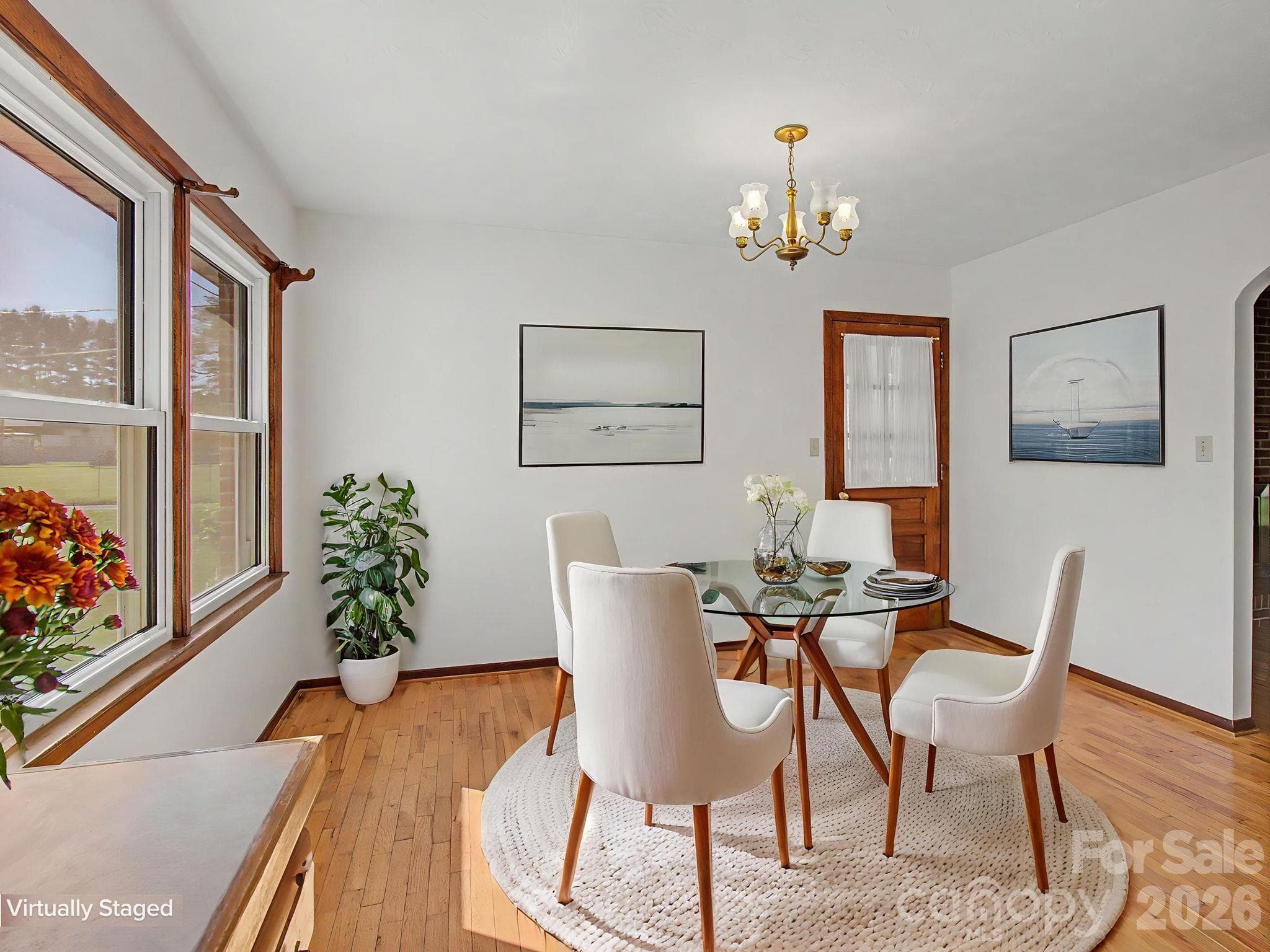 Dining room virtually staged - 188 Pinner Road, Arden