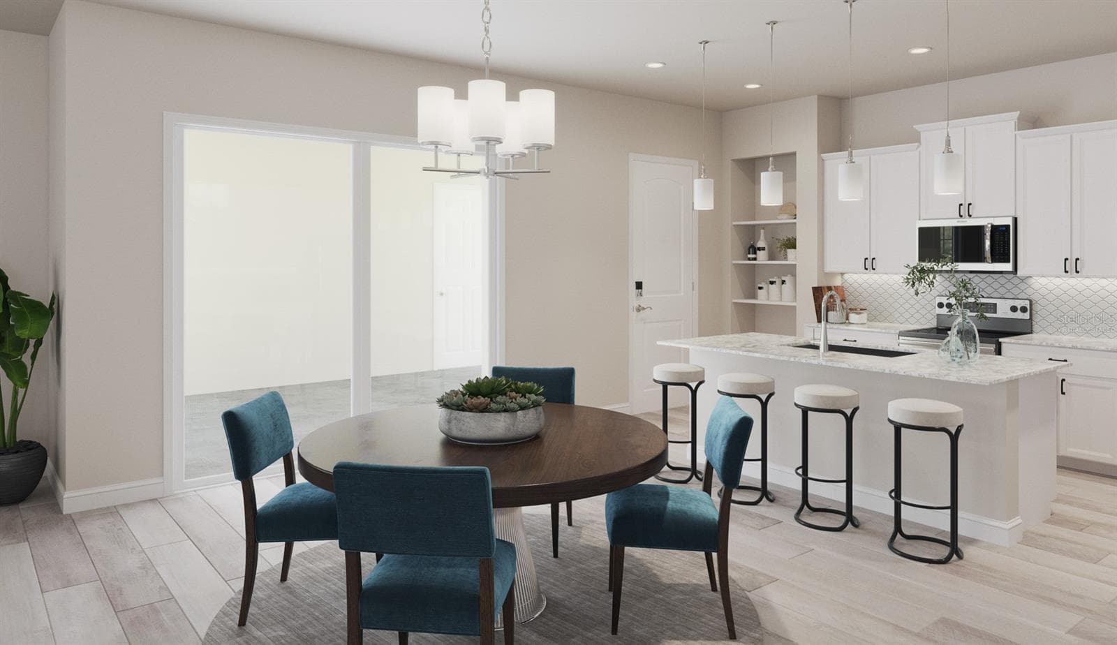 Marco Floorplan Casual Dining (Virtually Staged) - 1773 SALTWATER BND, CELEBRATION