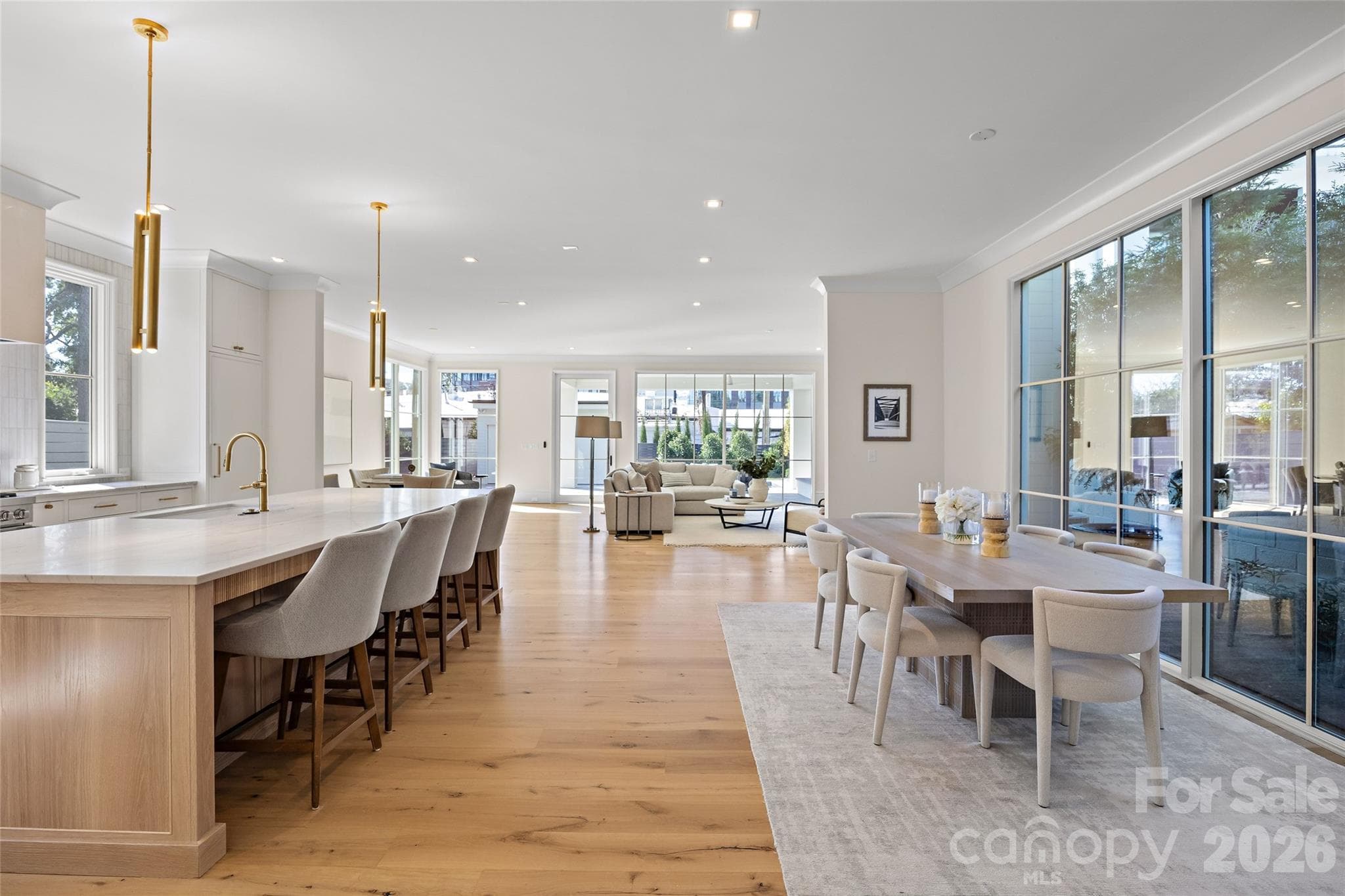Dining Area - 1932 E 8th Street, Charlotte