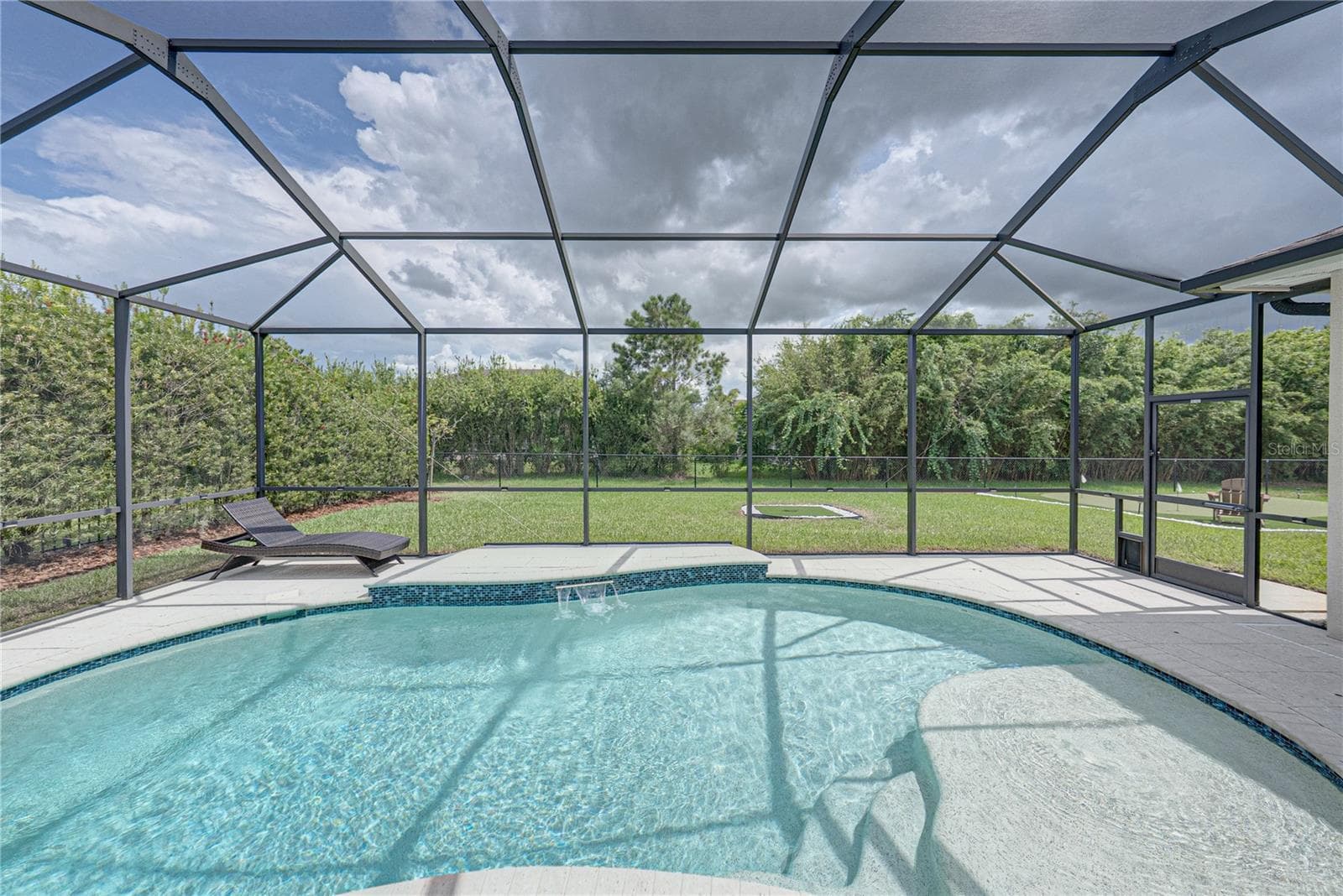 Private backyard - 6530 EMERALD WOODS LN, LAKELAND