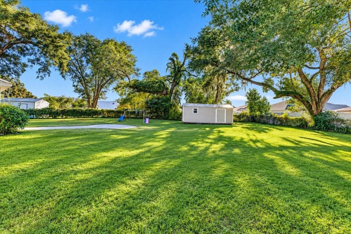 12' x 24' storage shed and garden space! - 10687 SW 74TH TER, OCALA