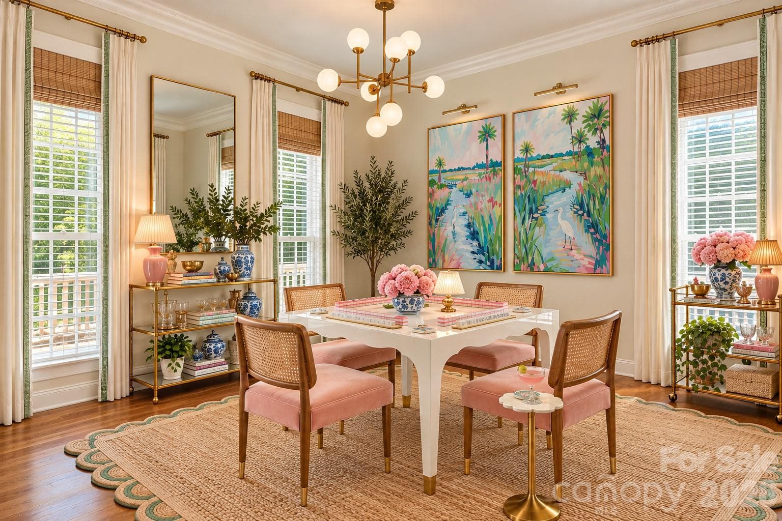Inspiration 1 - Front Room virtually staged for Mahjong Room - 882 Promenade Walk, Fort Mill