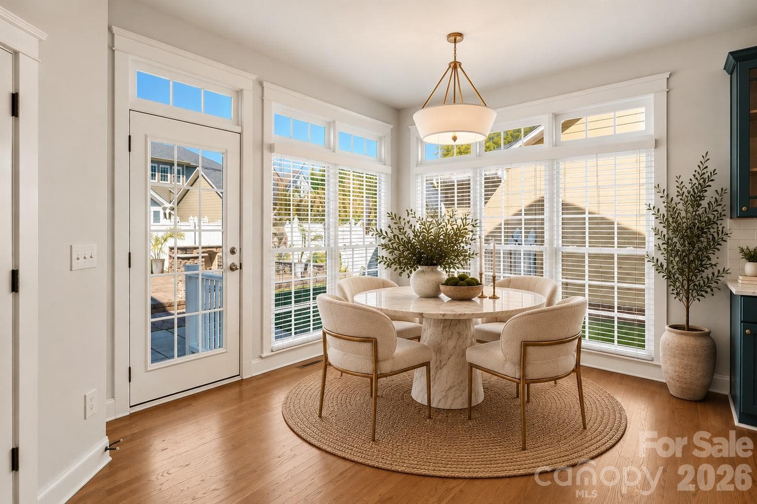 Virtually staged breakfast area for inspiration - 882 Promenade Walk, Fort Mill