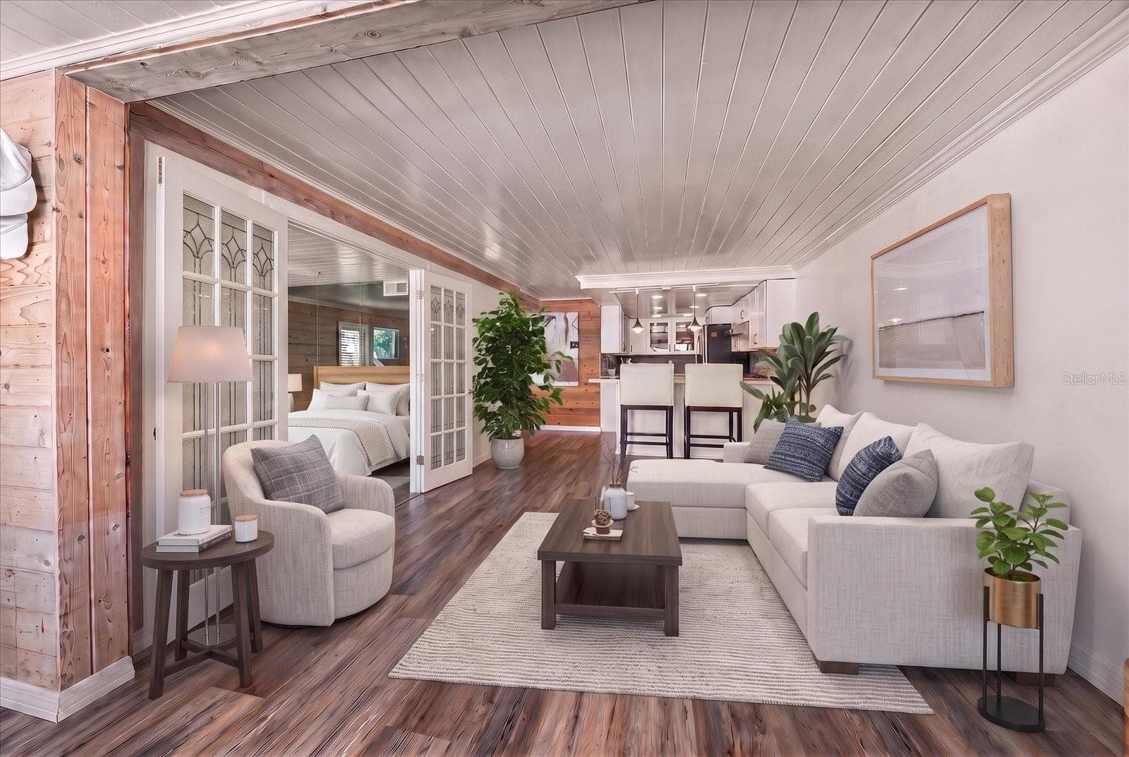 AI Image of Potential Living Room Conversion into 3rd Bedroom - 115 99TH AVE, TREASURE ISLAND