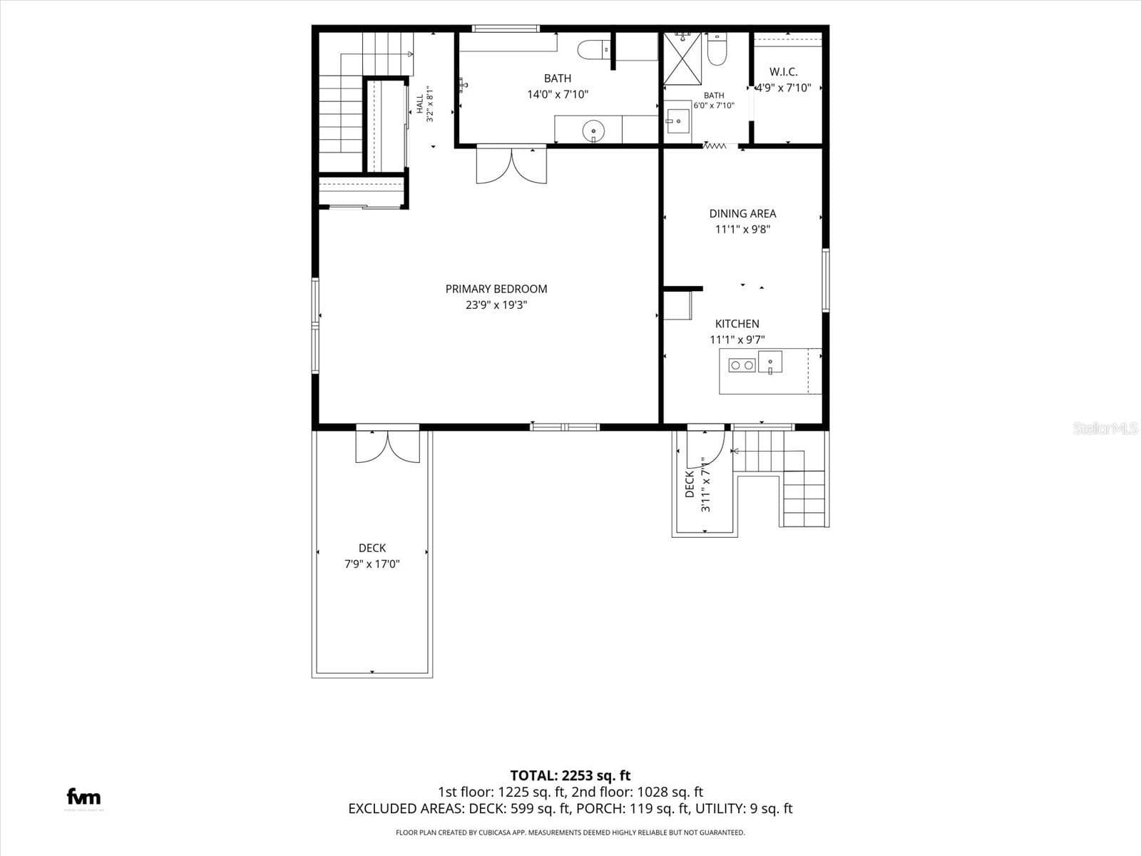 Current Top Floor Floor Plan - 115 99TH AVE, TREASURE ISLAND