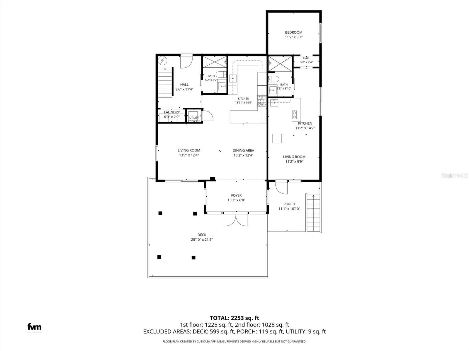 Current Ground Level Floor Plan - 115 99TH AVE, TREASURE ISLAND
