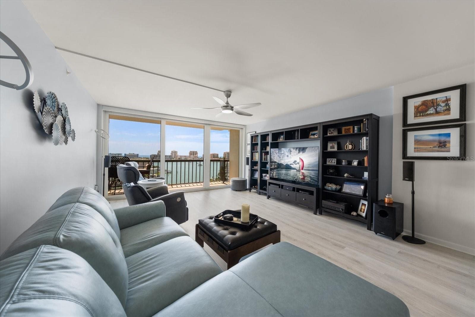 Living Room with fabulous water views! - 400 ISLAND WAY #904, CLEARWATER BEACH