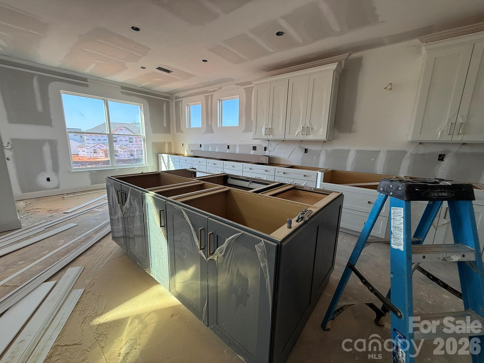 Construction progress of homesite 87 - 2181 Caravan Lane, Stanley