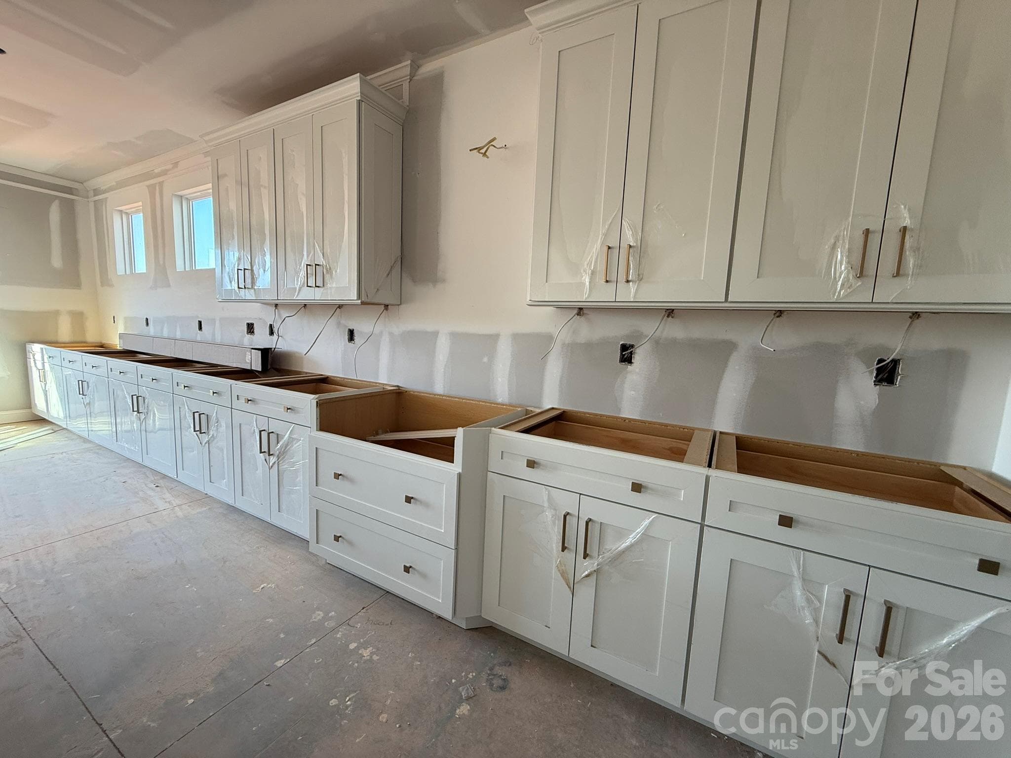 Construction progress of homesite 87 - 2181 Caravan Lane, Stanley