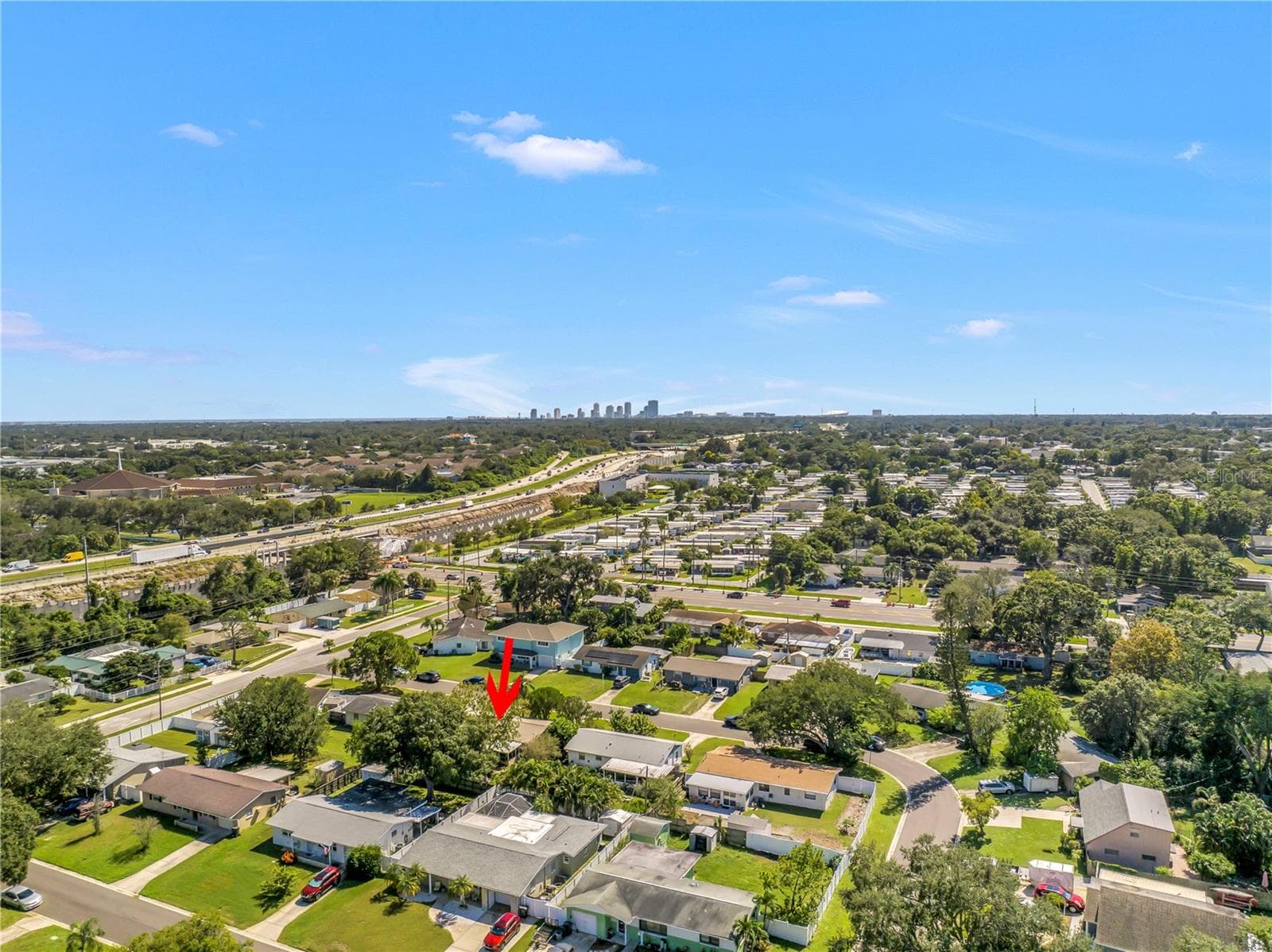 I-275 is easily accessible. The closest on/off ramp is on 54th AVE, 8 streets away. You can get in and out without being covered in commuter traffic. - 2573 62ND TER N, ST PETERSBURG