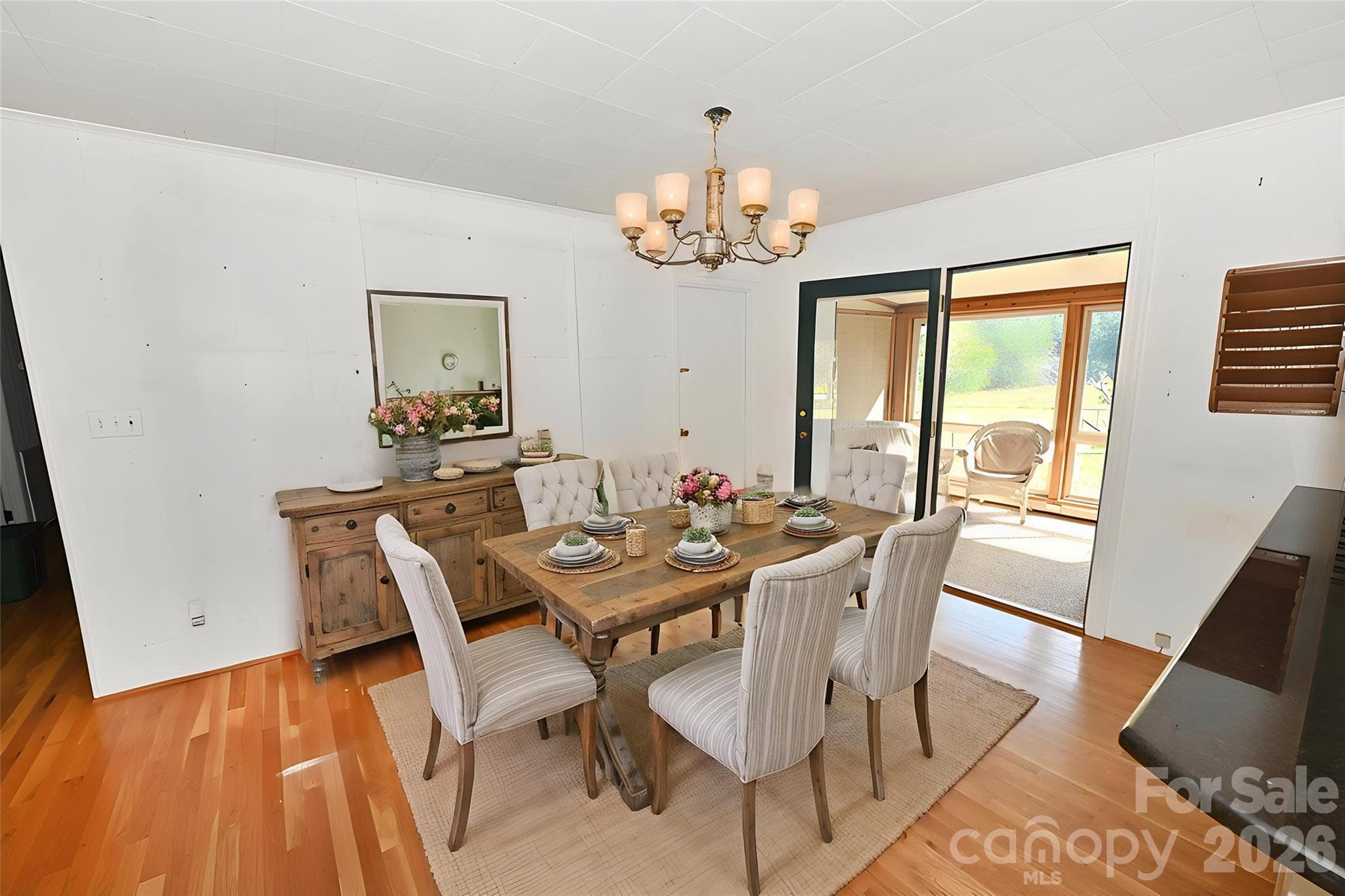 Virtual Staged Dining Area - 7320 Old Laurel Road, Hickory