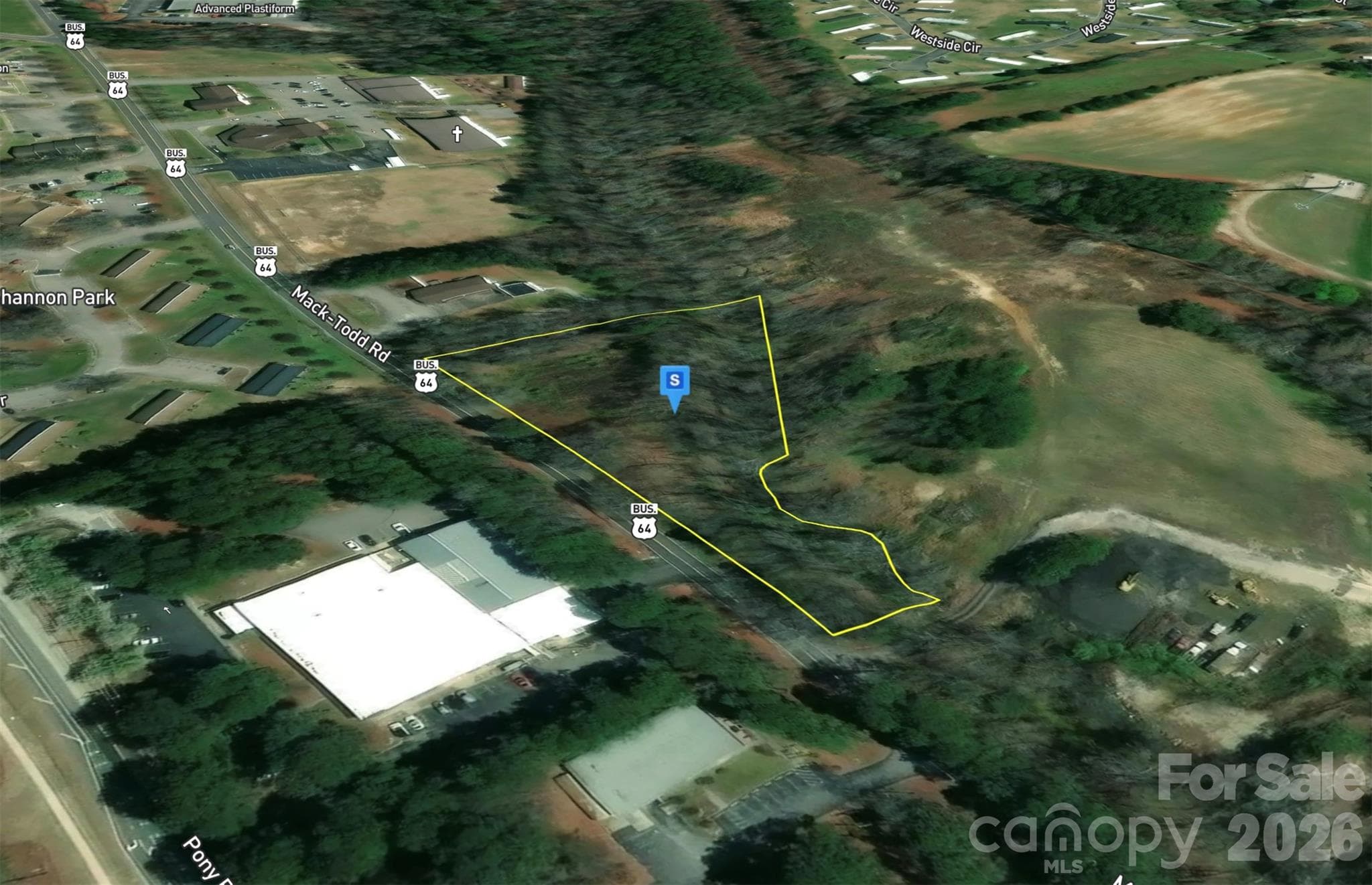 Unimproved Commercial at 901 MacK Todd Road, Zebulon, photo 3 of 5