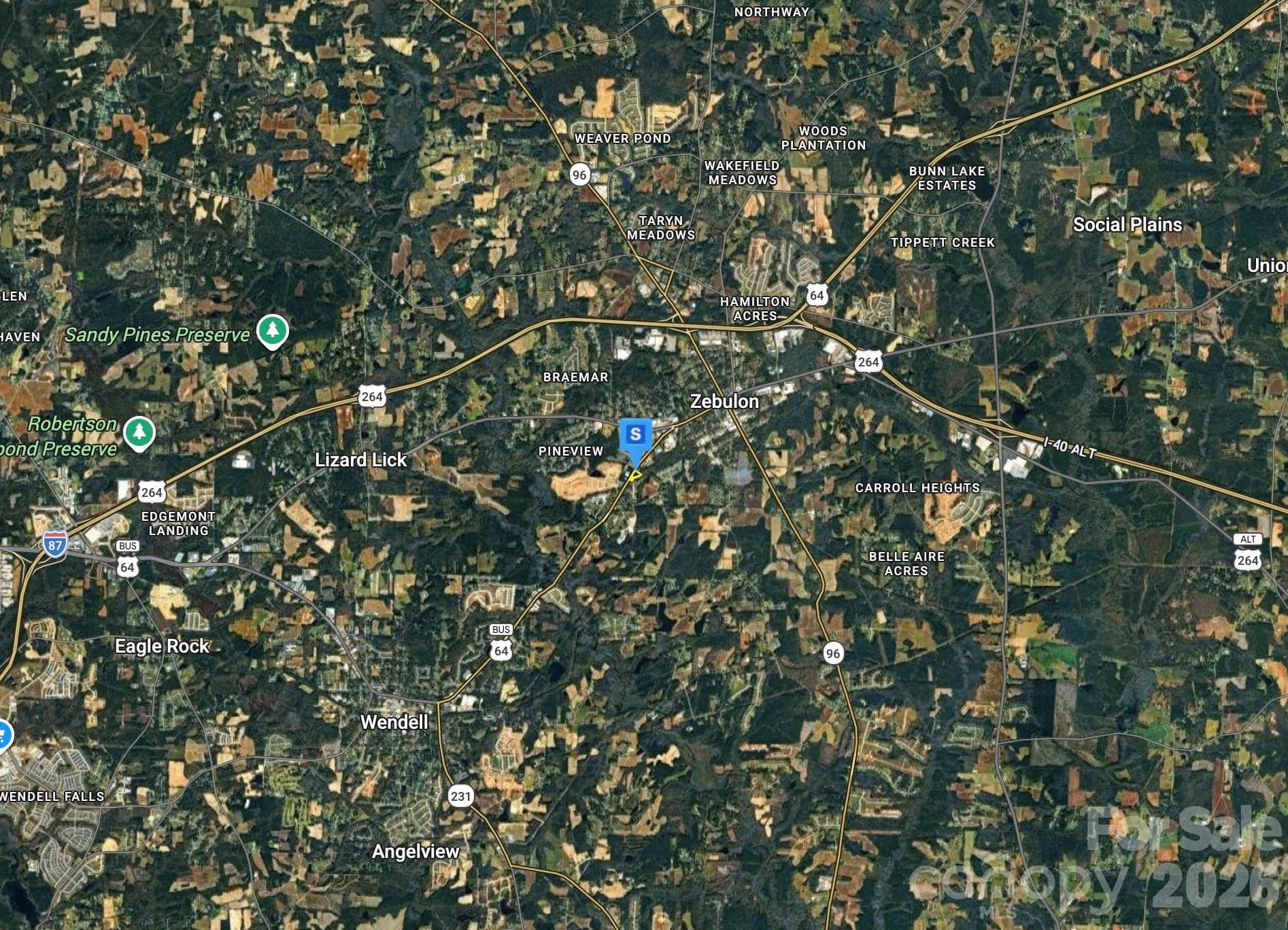 Unimproved Commercial at 901 MacK Todd Road, Zebulon, photo 4 of 5