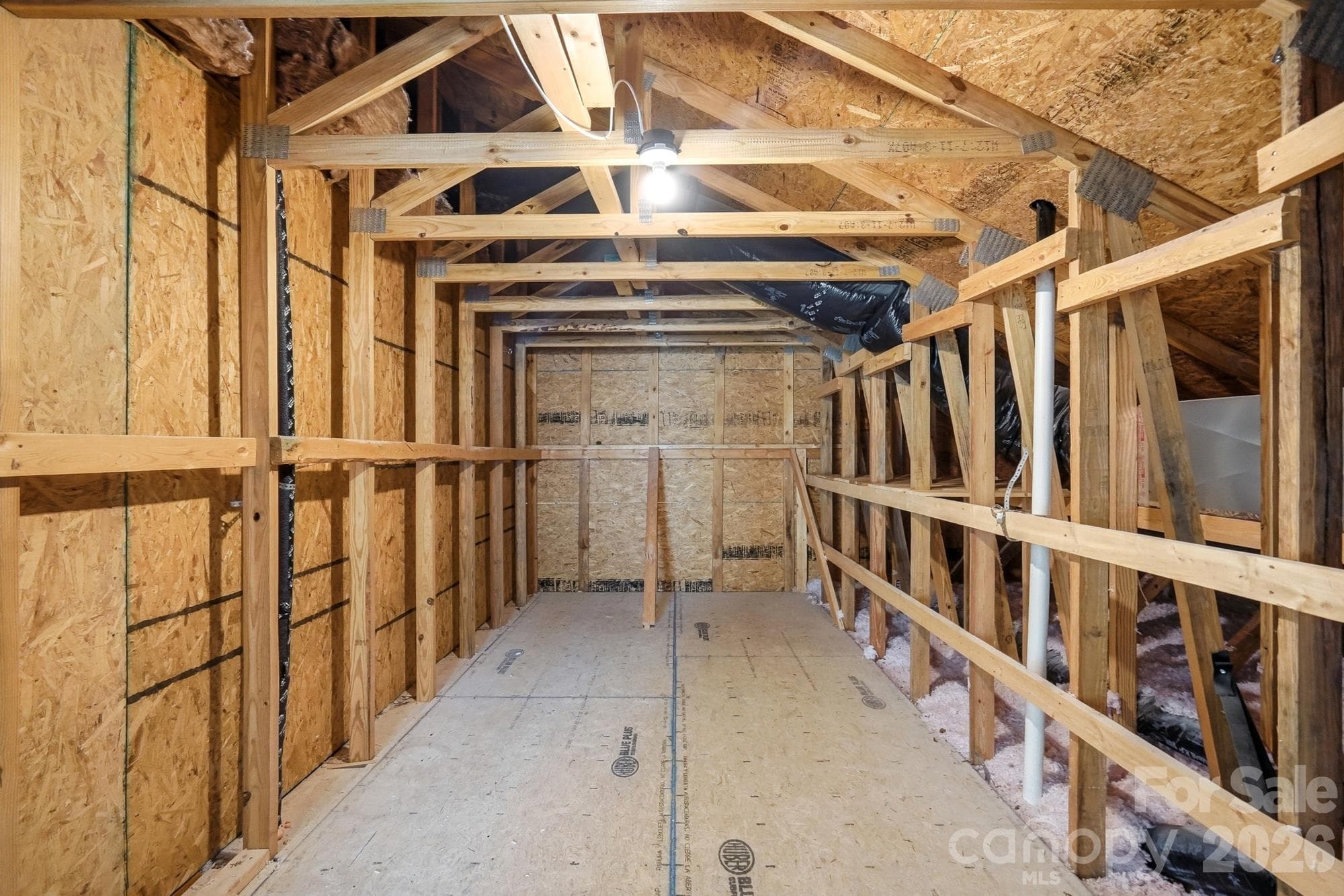 Unfinished Attic access off Bedroom 5 / Bonus Room - 7656 Tanglewood Way, Denver