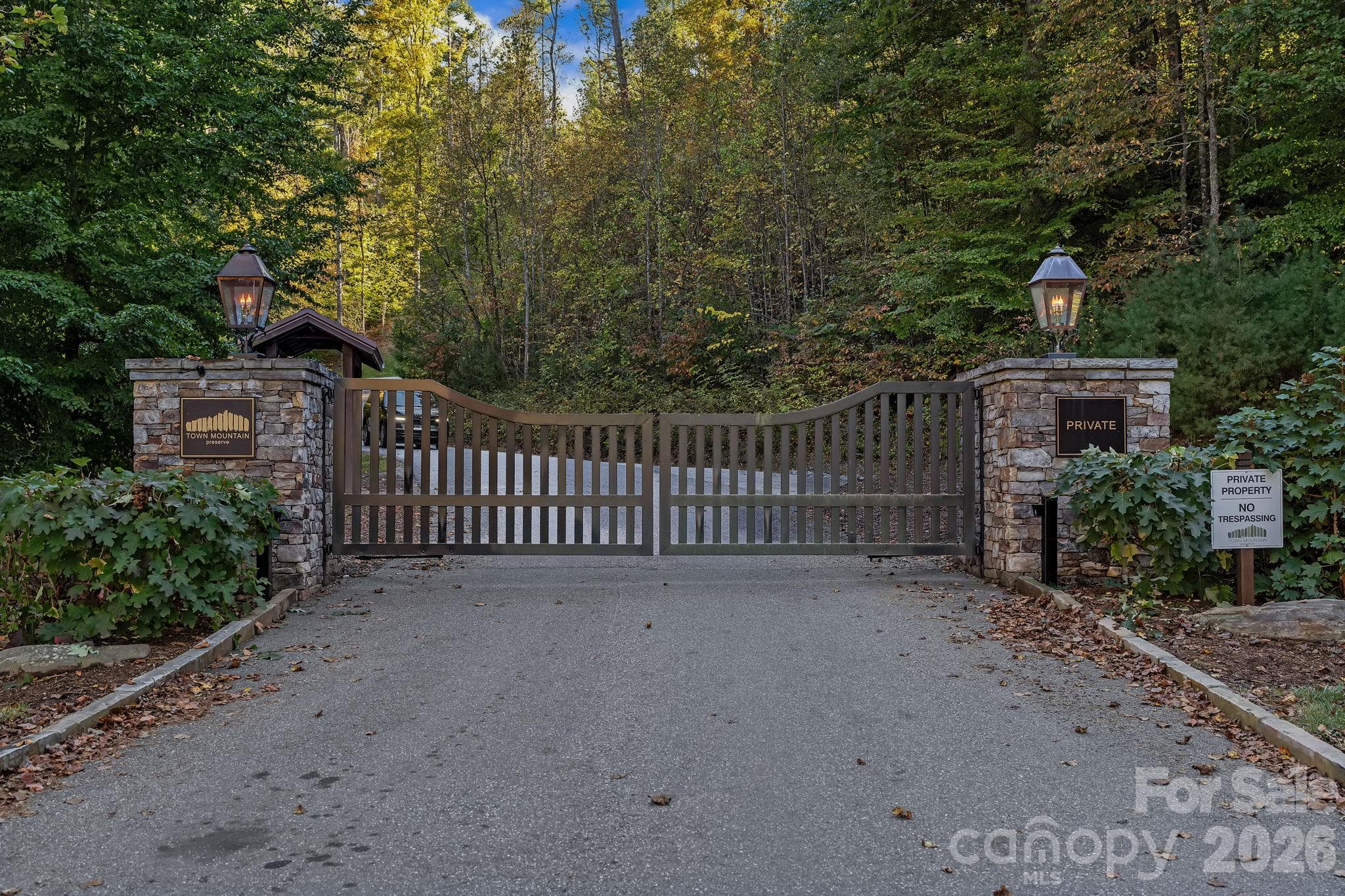 Gated Community Entrance - 21 Poplar Run Circle, Asheville