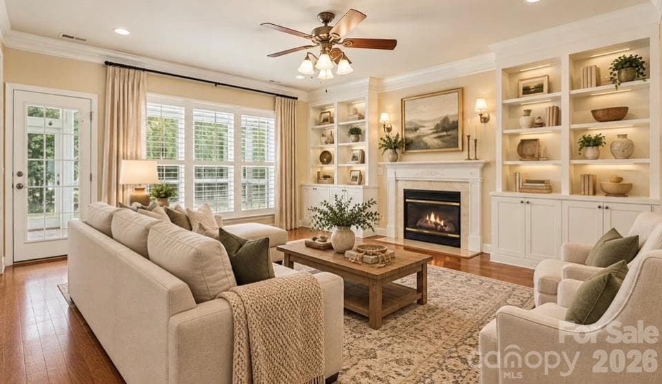 Virtually staged - 1016 Master Gunner Court, Indian Trail