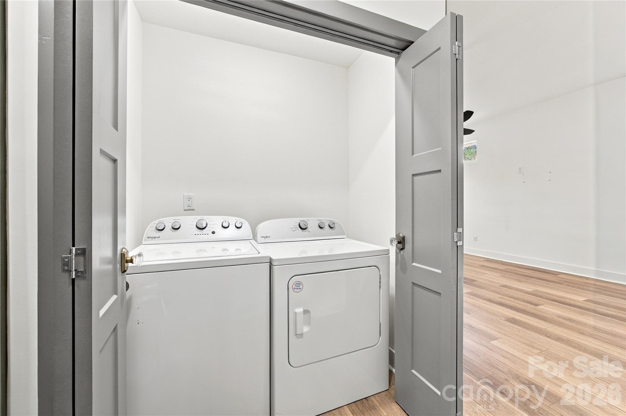 The washer and the dryer come with the home - 571 Buford Drive SW, Concord