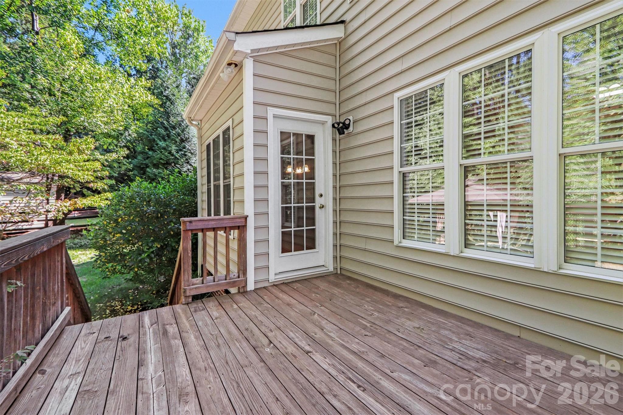 Rear Deck - 17028 Hampton Trace Road, Huntersville