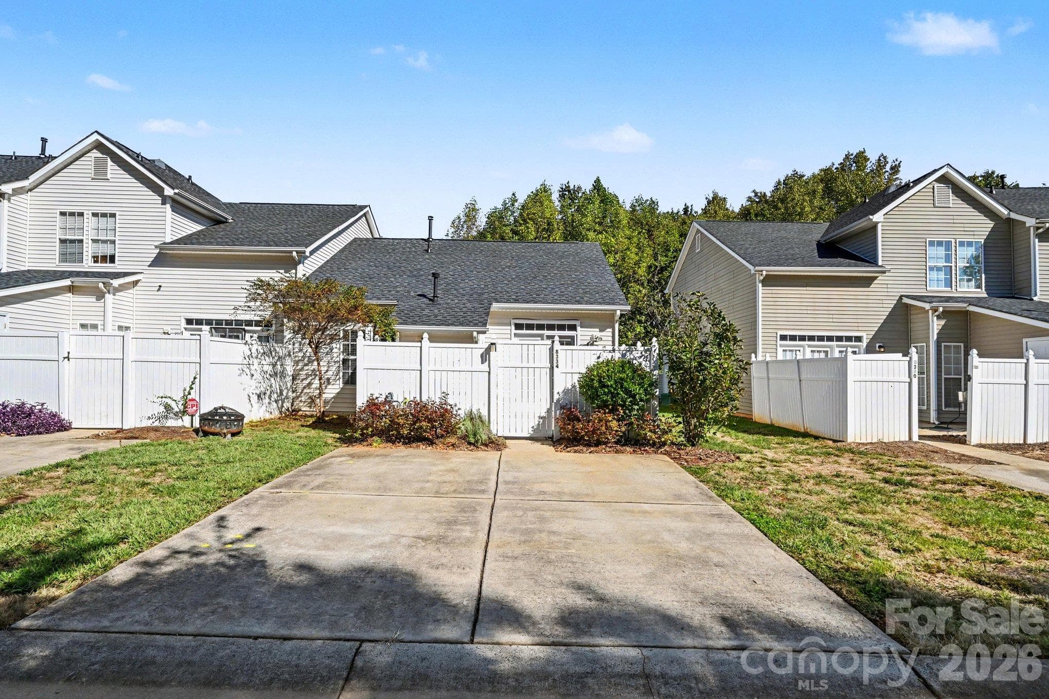 Back / Driveway - 8334 Carob Tree Lane, Charlotte