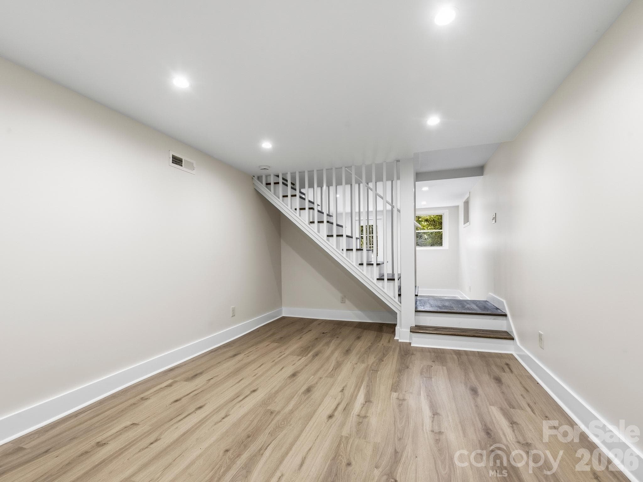 Lower Level Finished Room - 340 School Road, Asheville