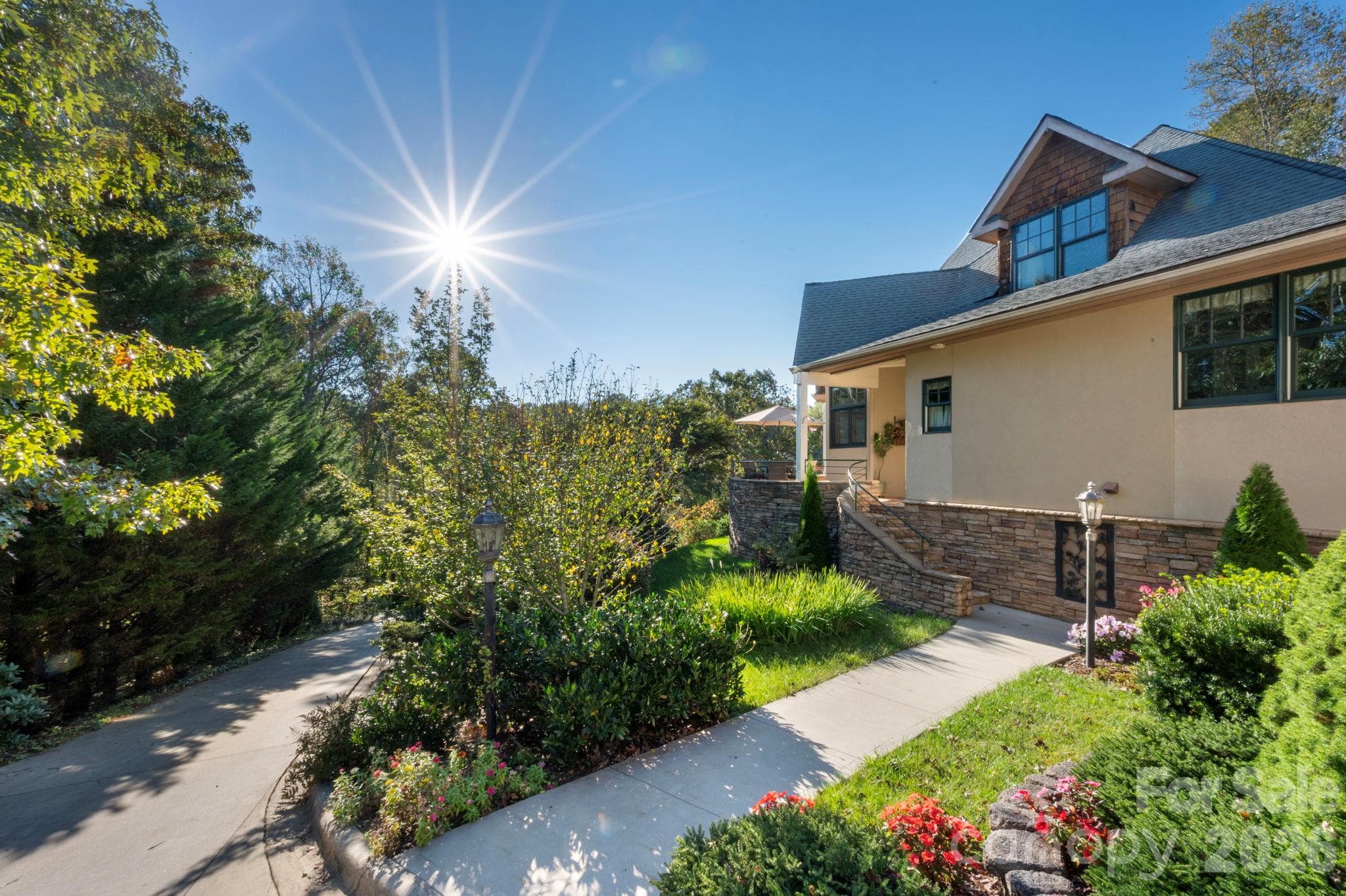 Breathtaking Landscaping Invites You Home - 211 South Plains Drive, Asheville