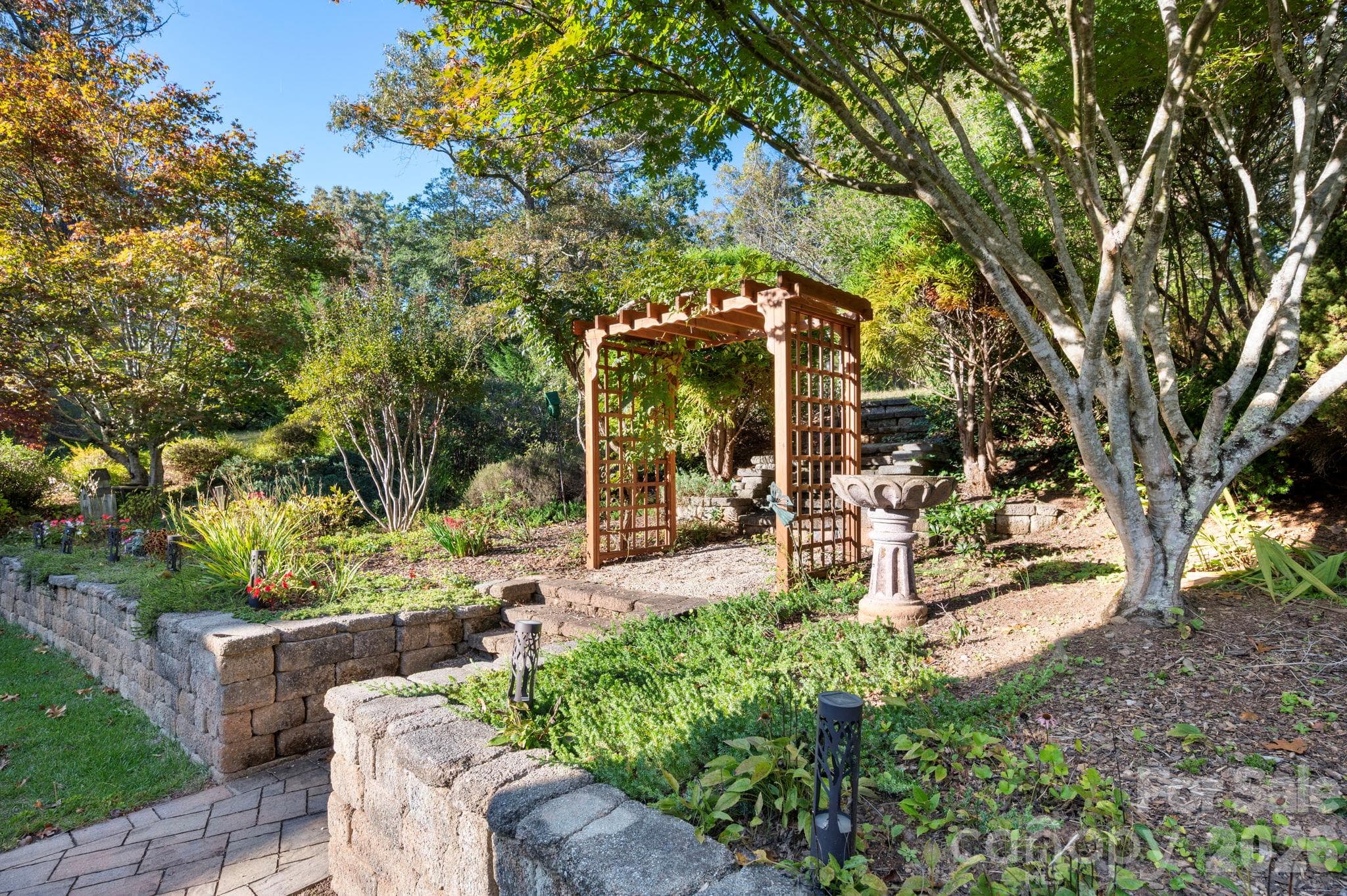 Garden Arch Trellis Highlights Thoughtful Design - 211 South Plains Drive, Asheville