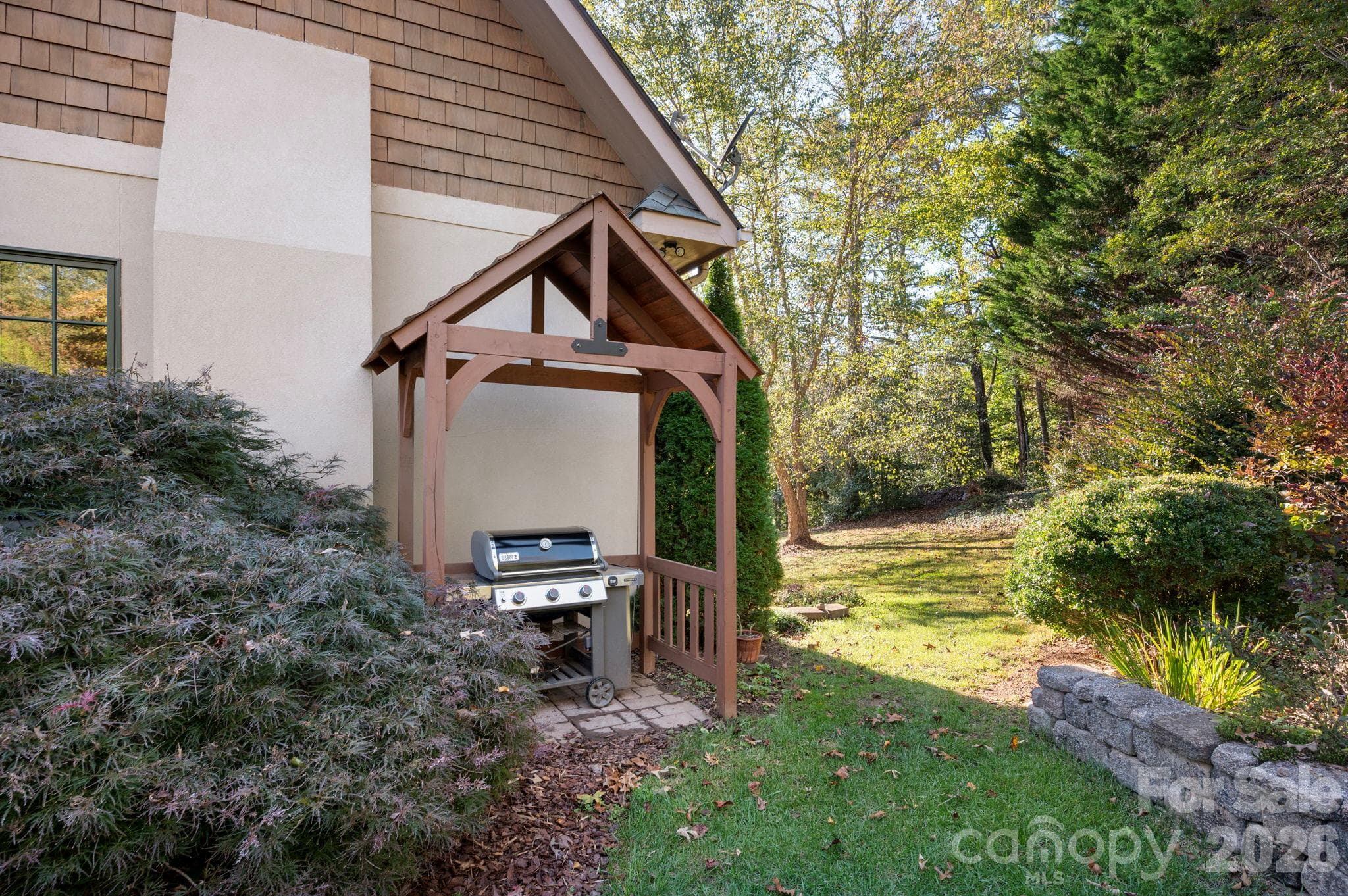 Covered Gas Grilling Station - 211 South Plains Drive, Asheville