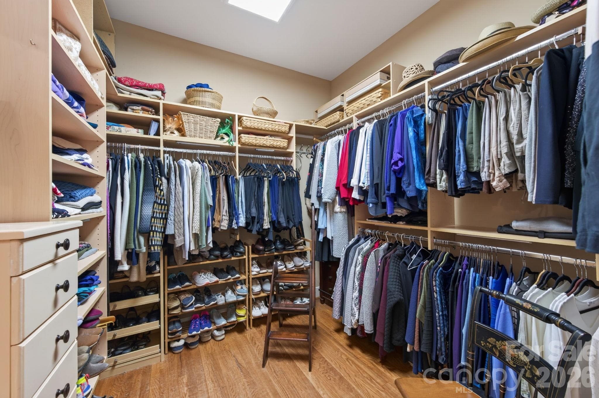 One of Two Large Walk-In Closets - 211 South Plains Drive, Asheville