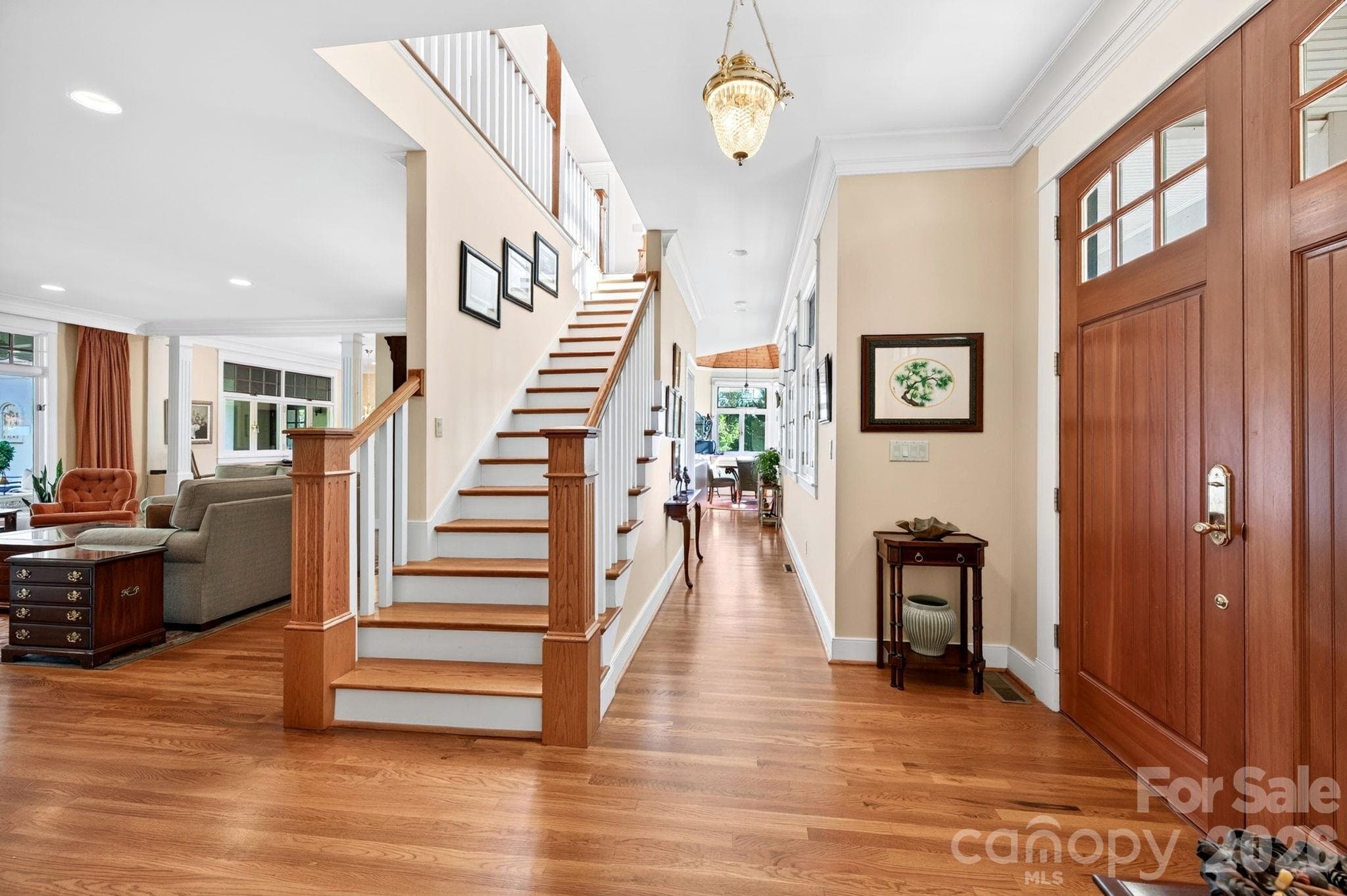 Open Stairwell and Flowing Floorplan - 211 South Plains Drive, Asheville