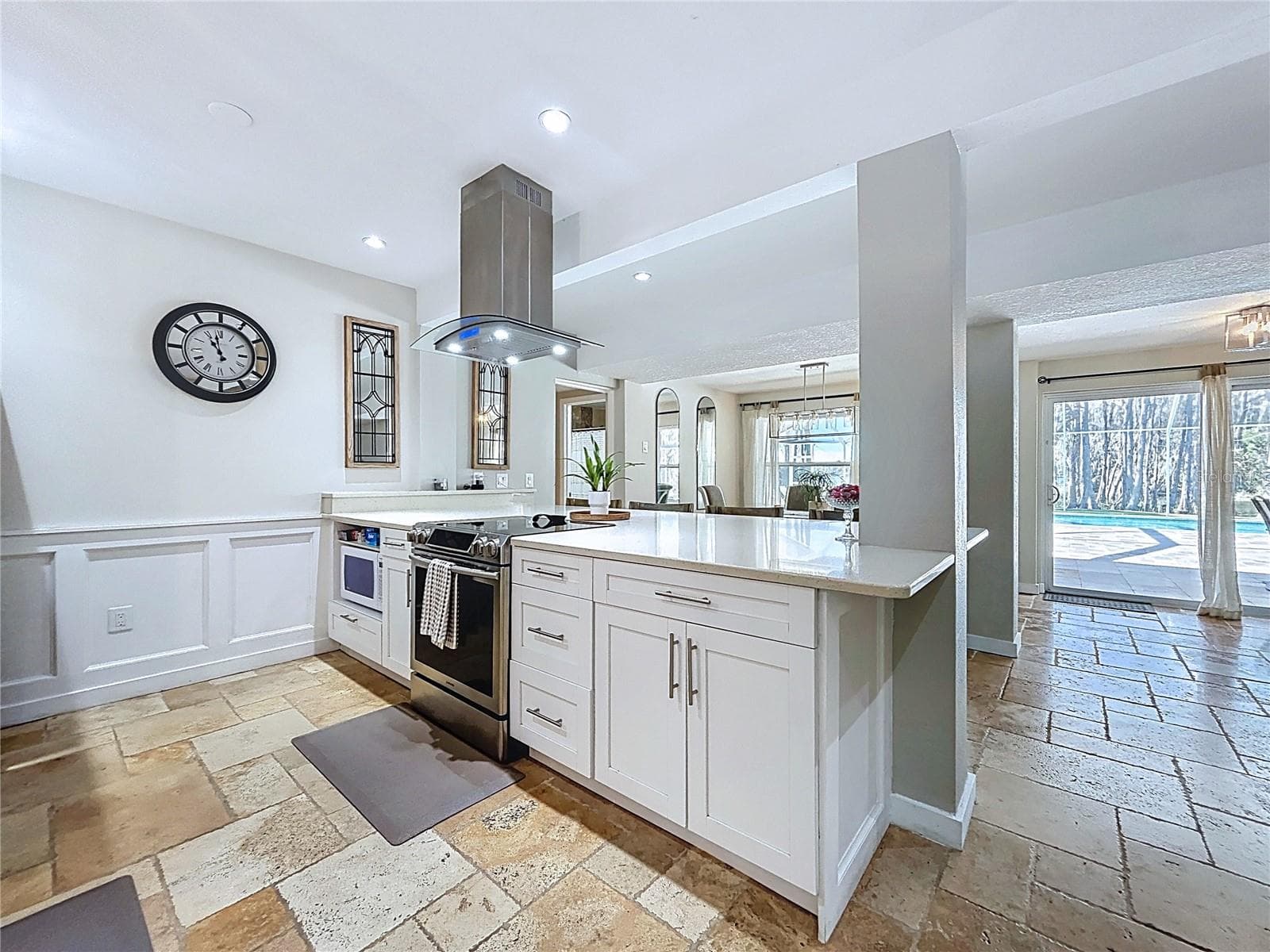 Kitchen on the first floor - 5365 CONNER DR, LAND O LAKES