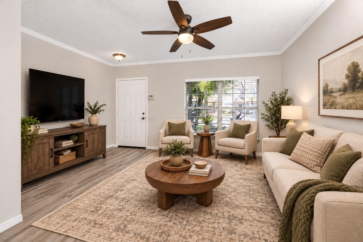 Open Concept Living Dining area virtually staged -6229 Bayside Key Dr, Tampa, FL 33615 - 6229 BAYSIDE KEY DR, TAMPA