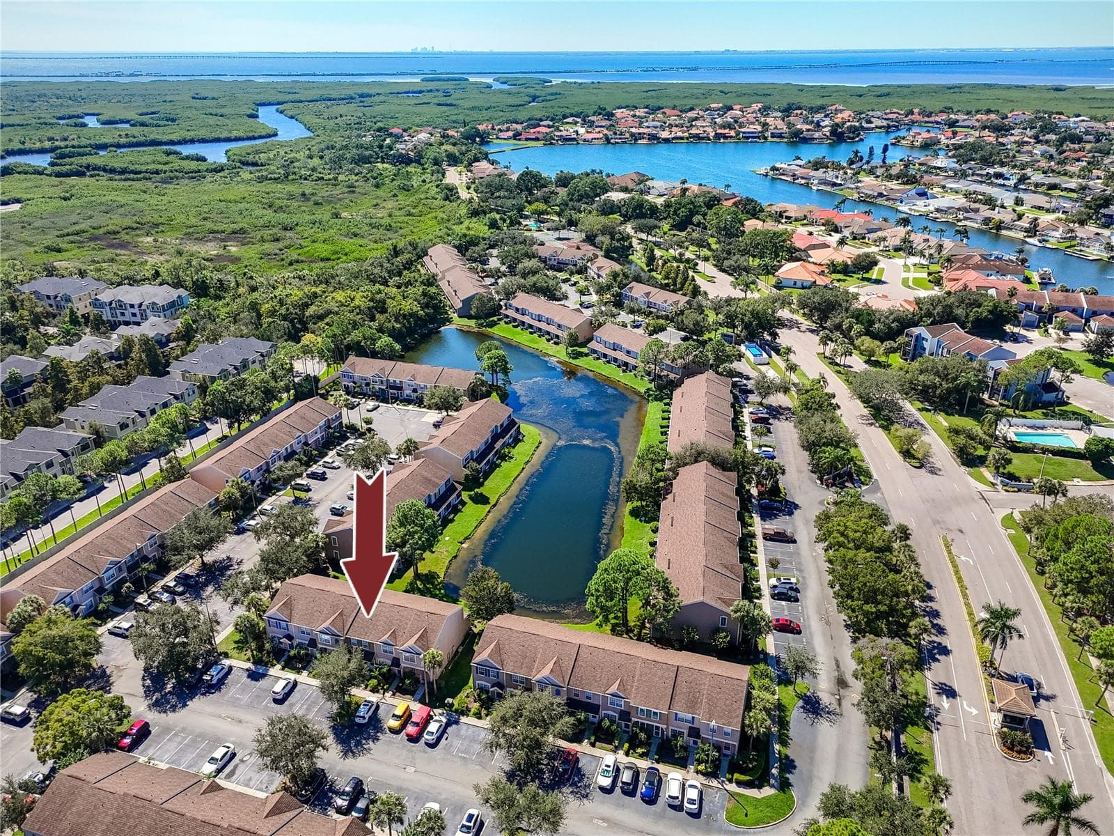 Aerial View -6229 Bayside Key Dr, Tampa, FL 33615 - 6229 BAYSIDE KEY DR, TAMPA