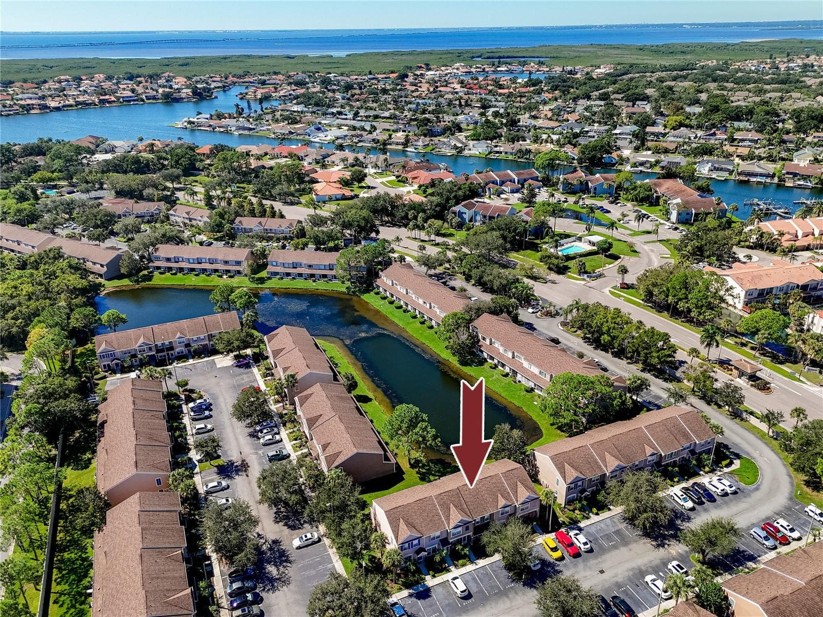 Aerial View -6229 Bayside Key Dr, Tampa, FL 33615 - 6229 BAYSIDE KEY DR, TAMPA