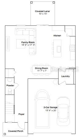 Edison Floor Plan 1 - 18137 MELLON ST, PARRISH
