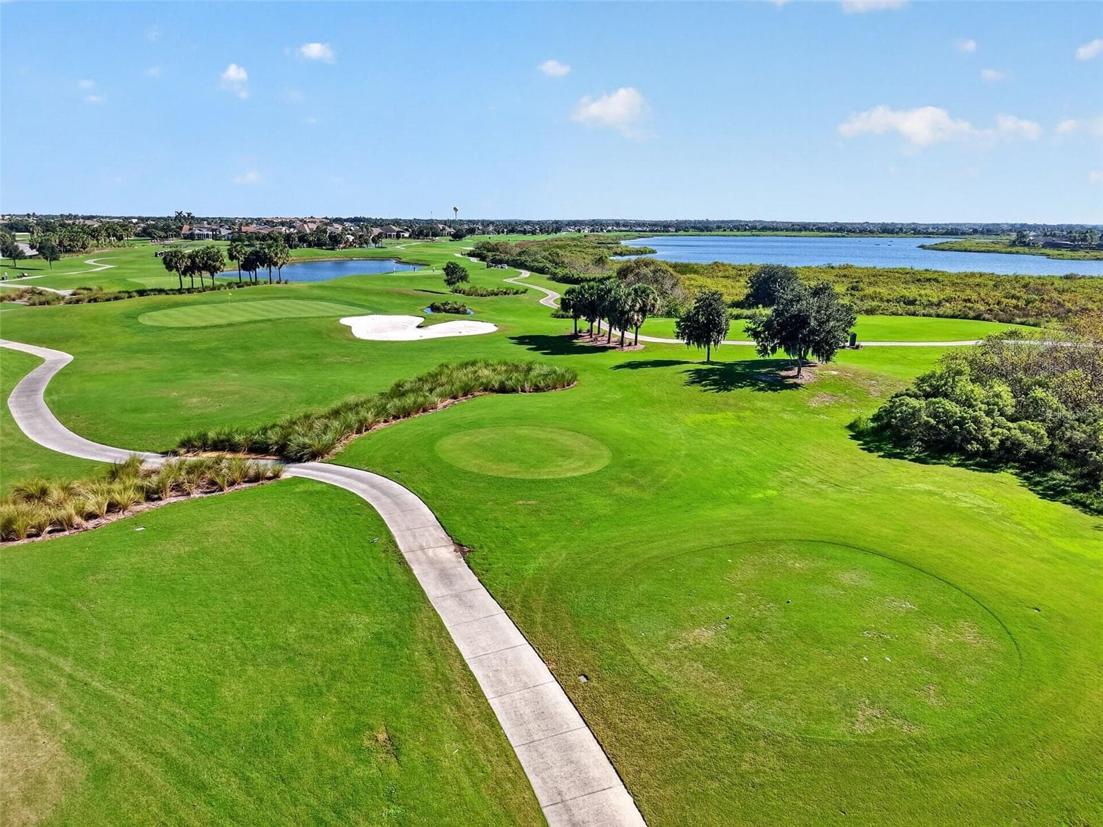 Aerial Golf and Water Views - 3323 KELVINGTON RD, THE VILLAGES