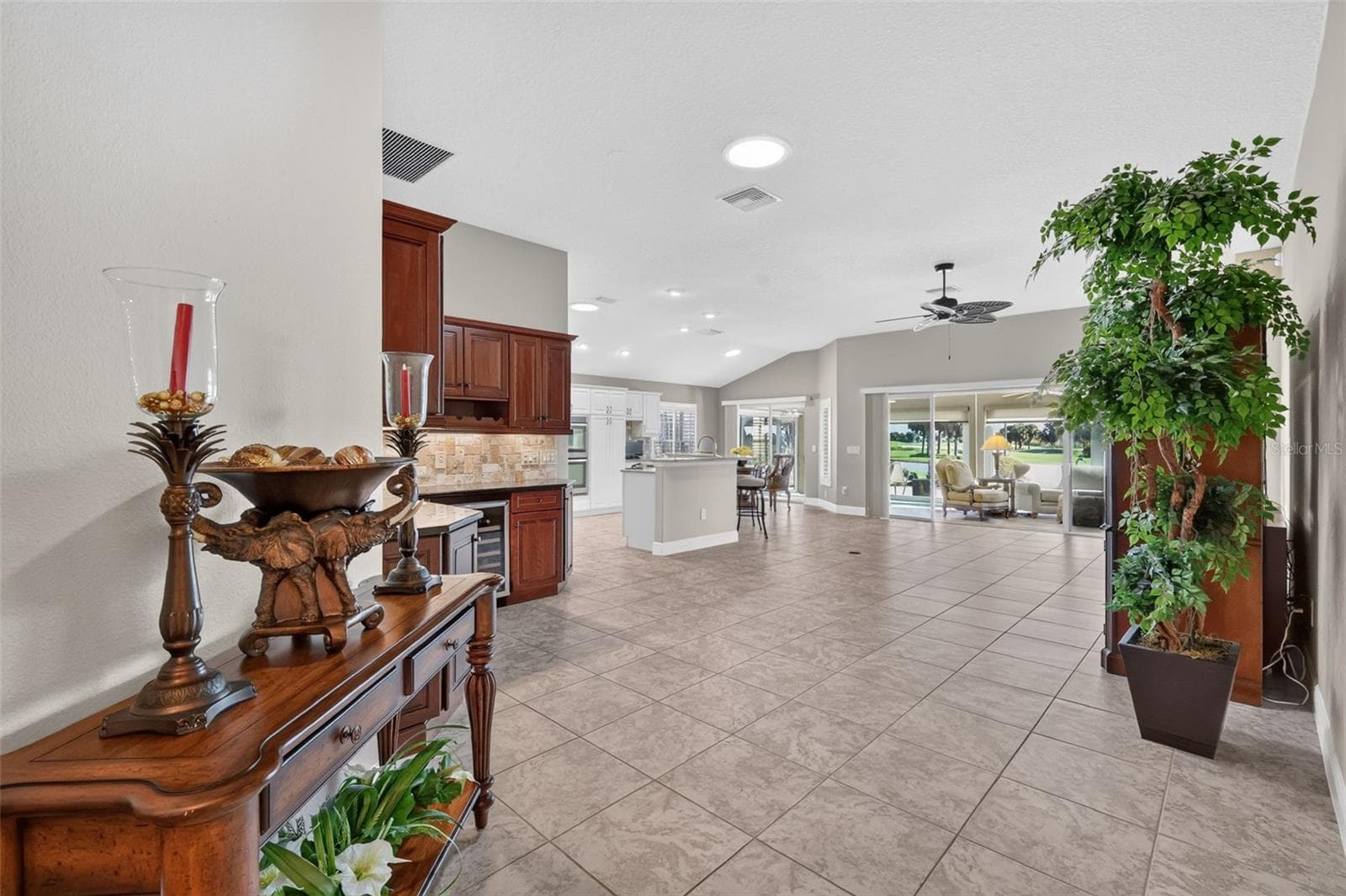 Foyer, Living, Dining, and Kitchen - 3323 KELVINGTON RD, THE VILLAGES