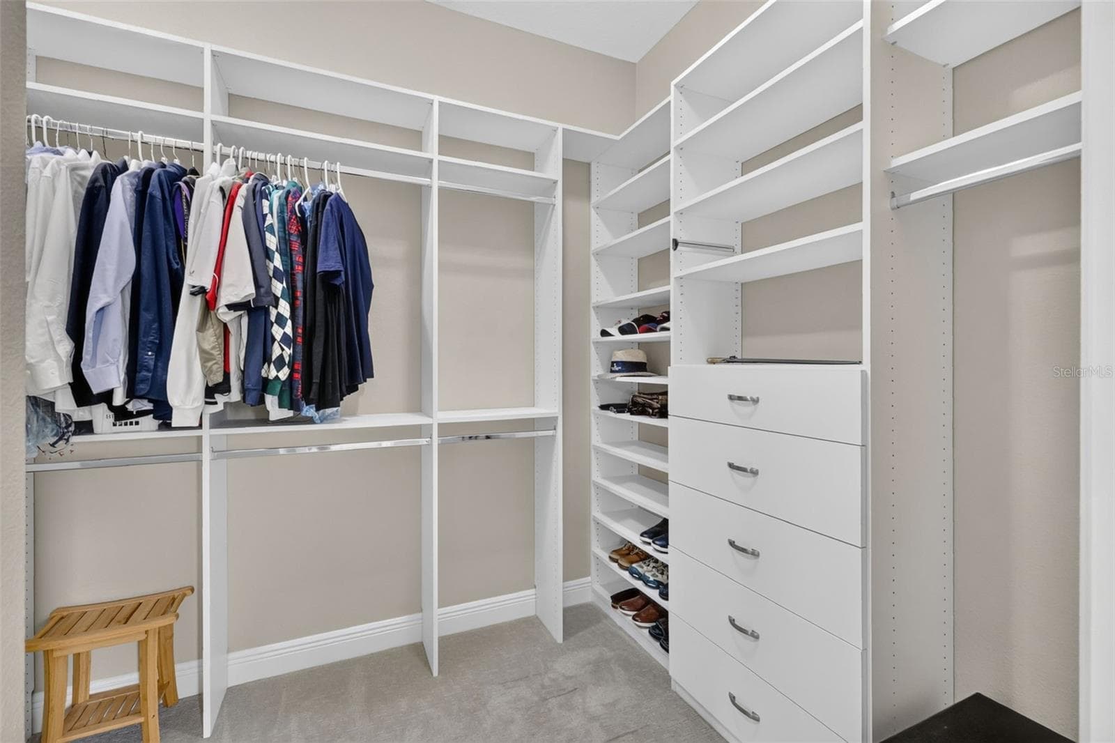 Primary Bedroom Custom Walk-In Closet - 3323 KELVINGTON RD, THE VILLAGES