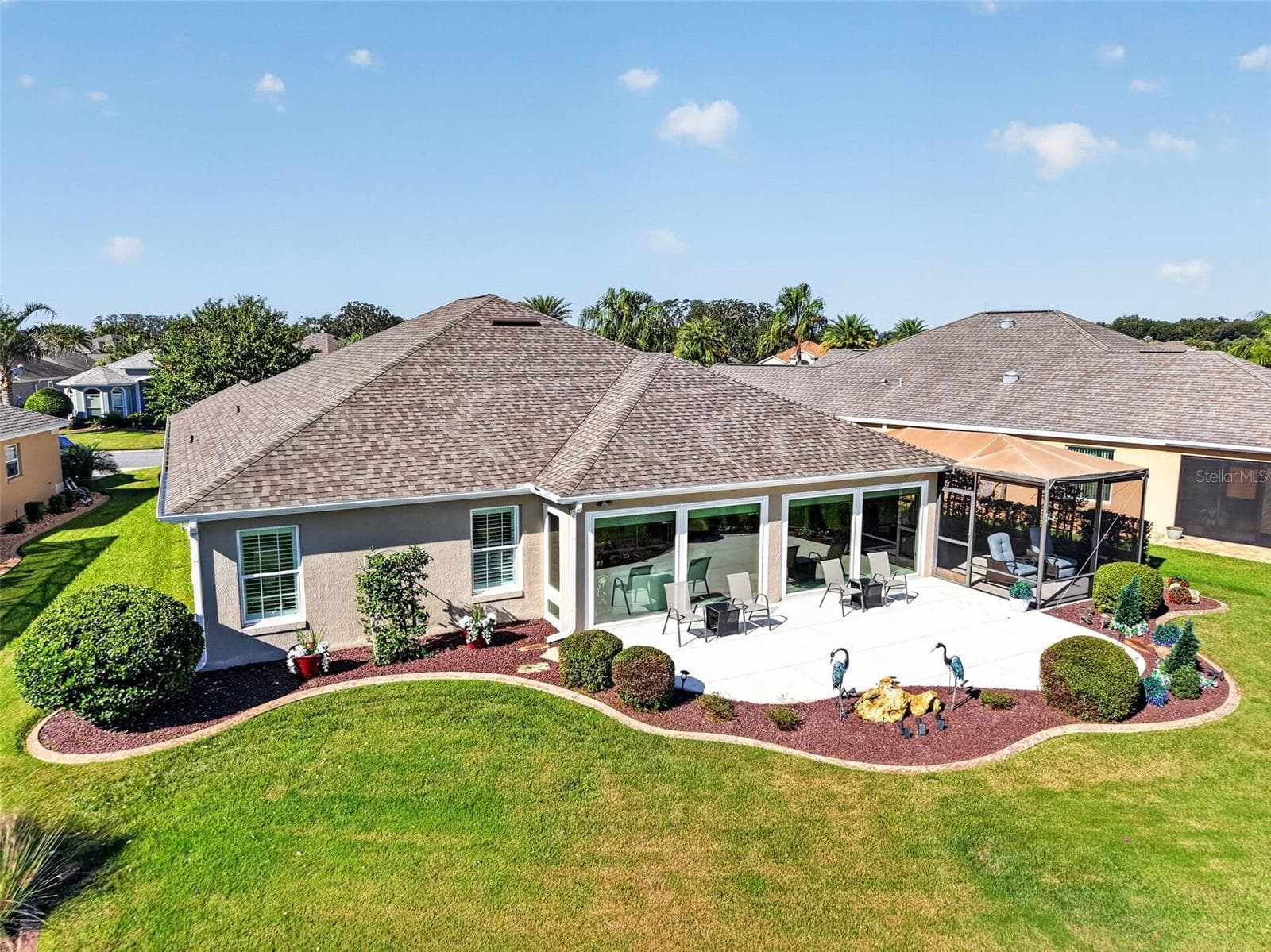 Aerial Rear Elevation - 3323 KELVINGTON RD, THE VILLAGES