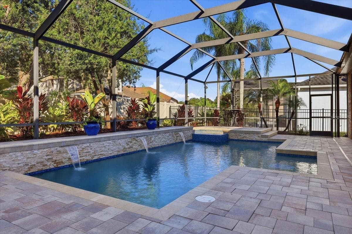 Private pool and spa, screened for year-round comfort. - 2631 TREYMORE DR, ORLANDO