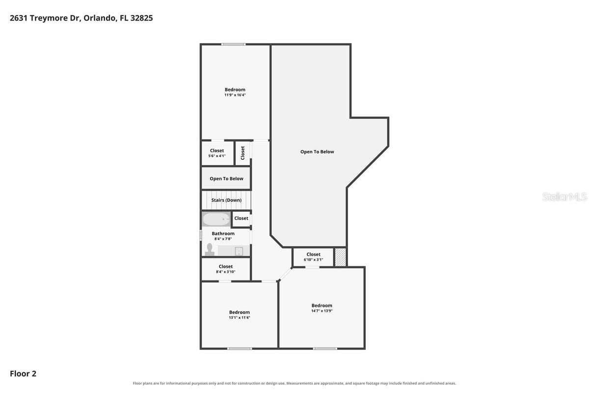 Floor Plan. - 2631 TREYMORE DR, ORLANDO