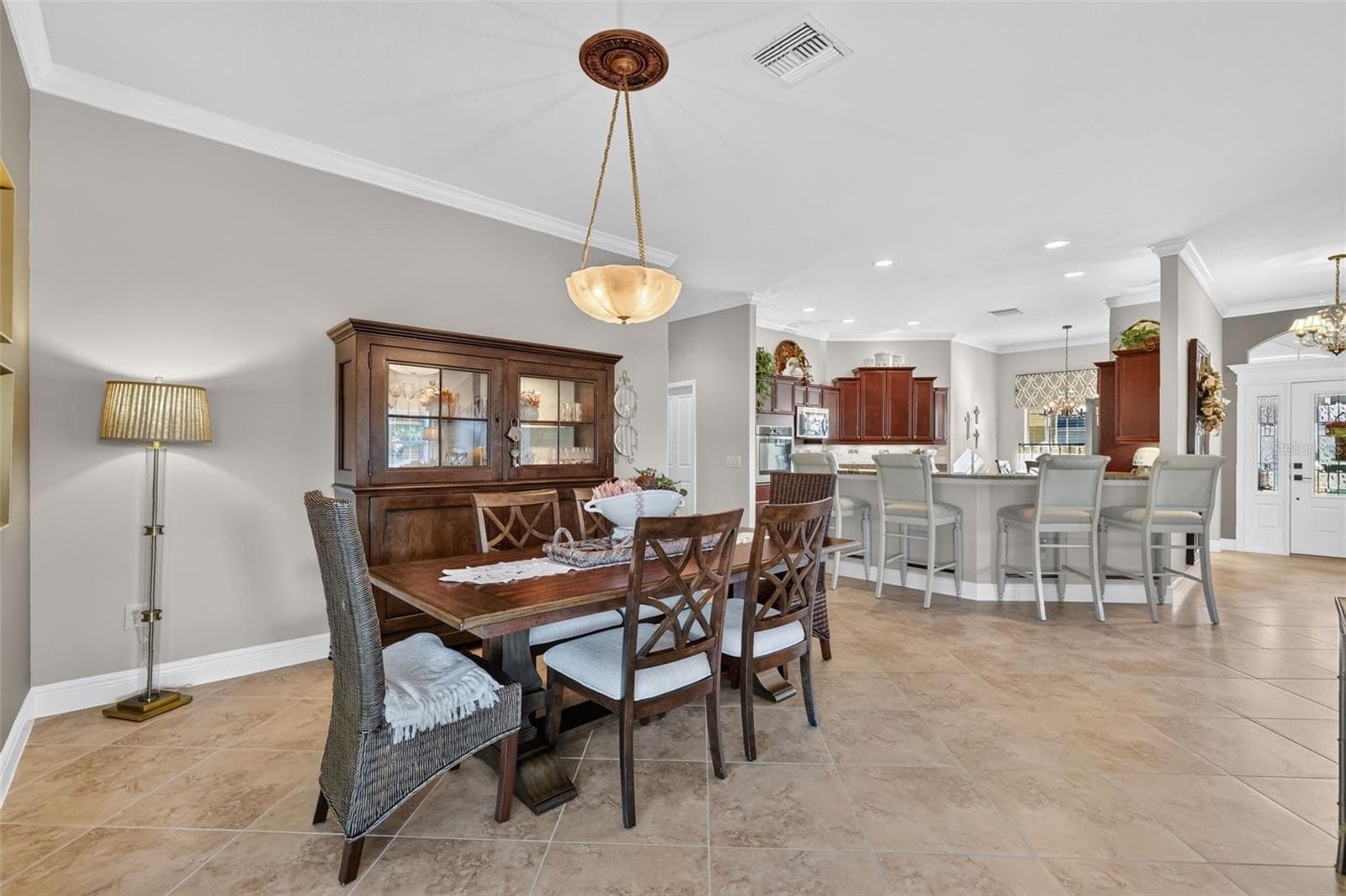 Kitchen and Dining Room - 1793 WAX BERRY CT, THE VILLAGES