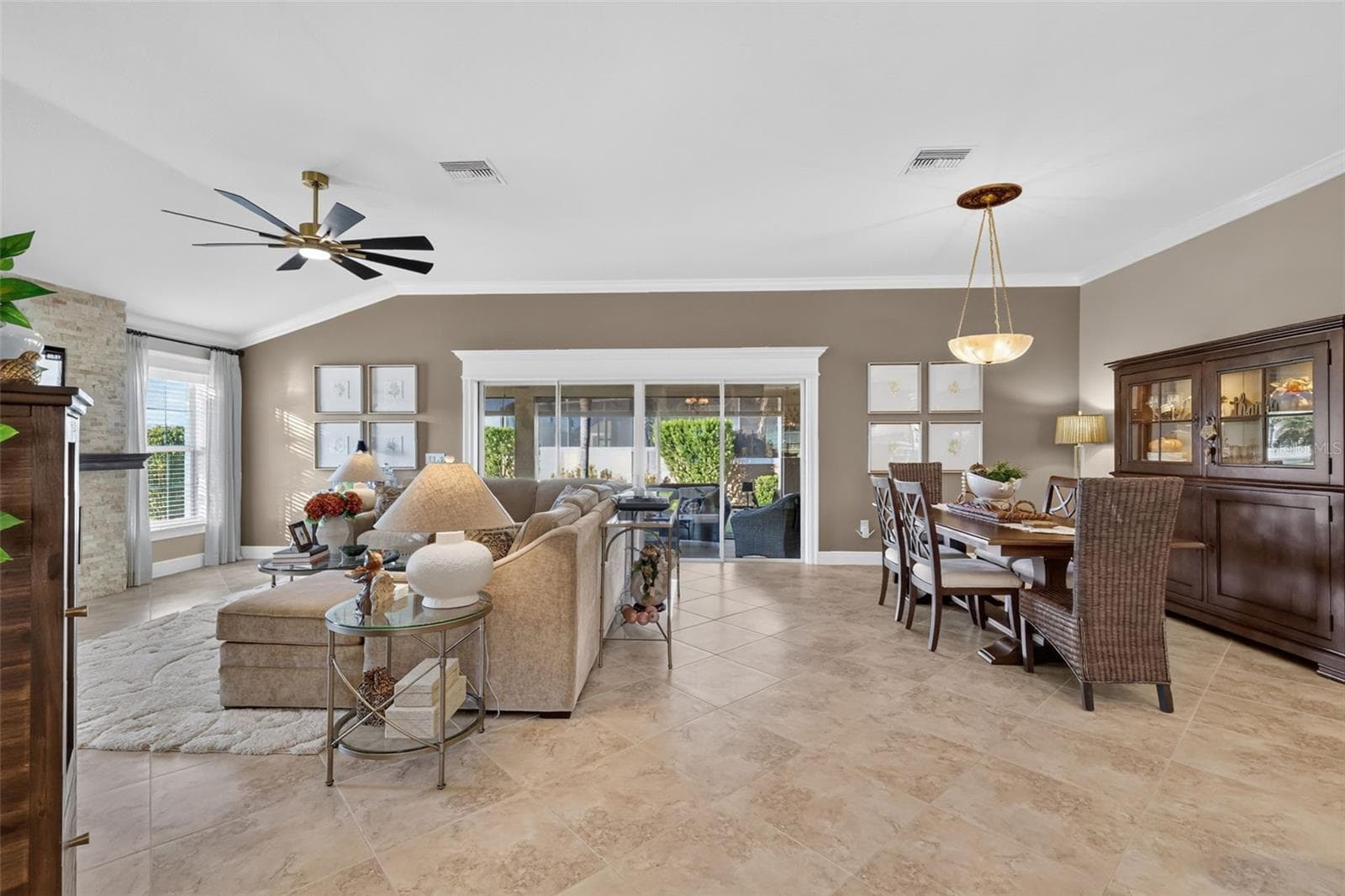 Living and Dining Rooms - 1793 WAX BERRY CT, THE VILLAGES