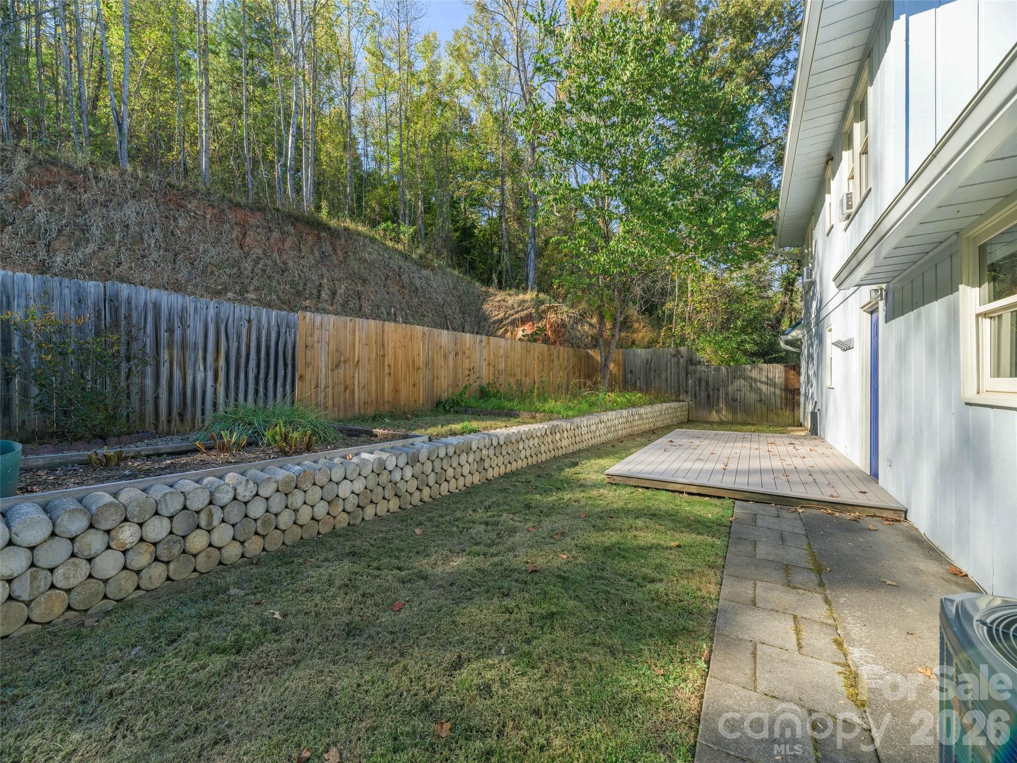 Lots of gardening potential in the fenced in back yard. - 444 Martin Branch Road, Leicester