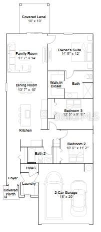 Belmont Floor Plan - 3534 AMBERSWEET XING, PARRISH
