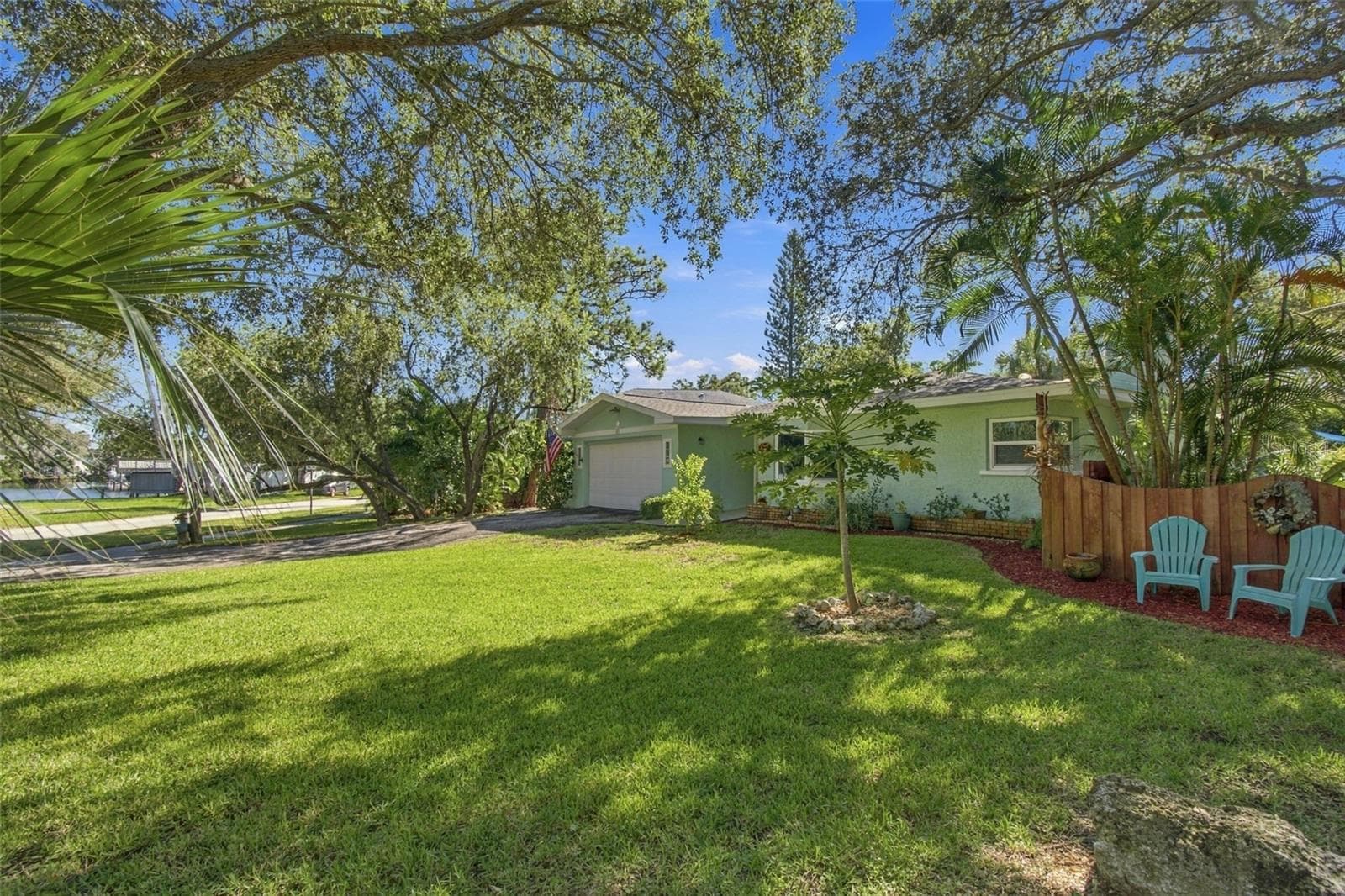 waterviews of Avery Bayou from the front yard - 395 GEORGIA AVE, CRYSTAL BEACH