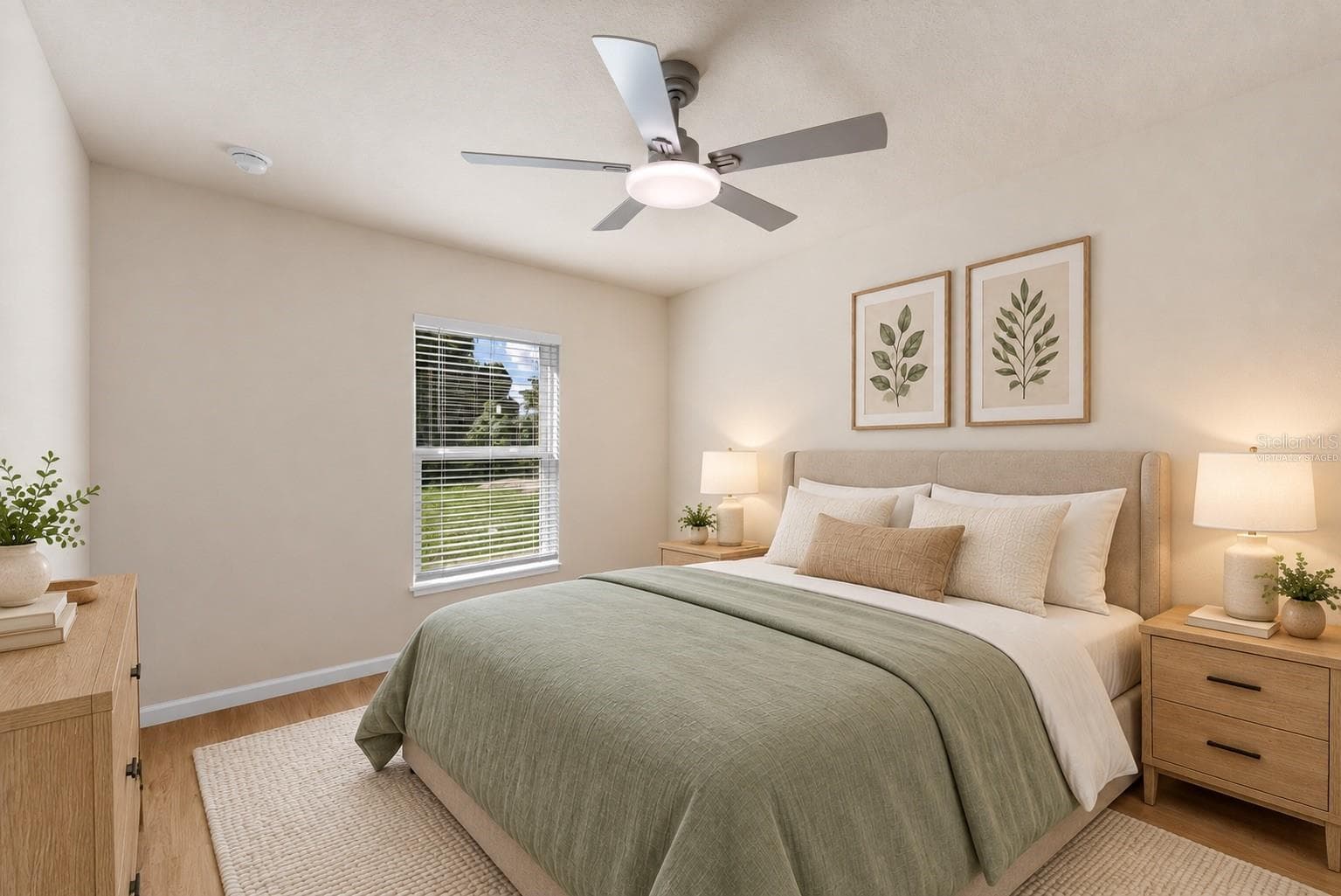 Bedroom 2 Virtually Staged - 922 S COUNTY ROAD 419, CHULUOTA