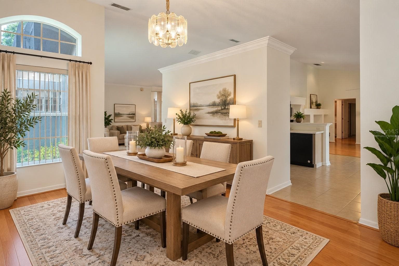 VIRTUALLY STAGED DINING ROOM - 3924 LAKE MIRAGE BLVD, ORLANDO