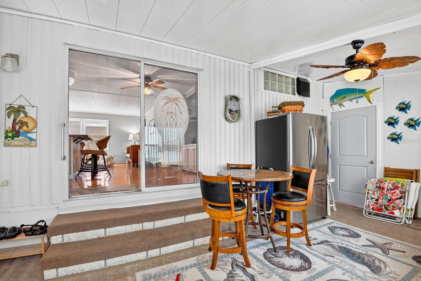 Enclosed living area facing into home - 2107 PALMA SOLA BLVD #12, BRADENTON